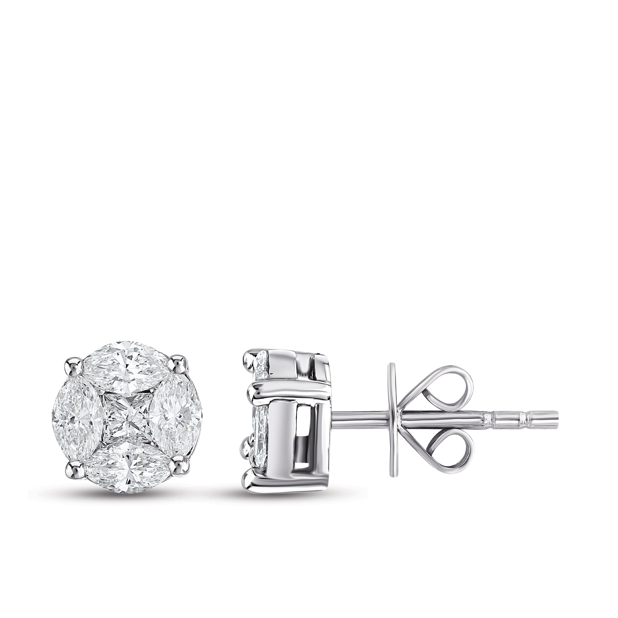 Diamond Design Earrings