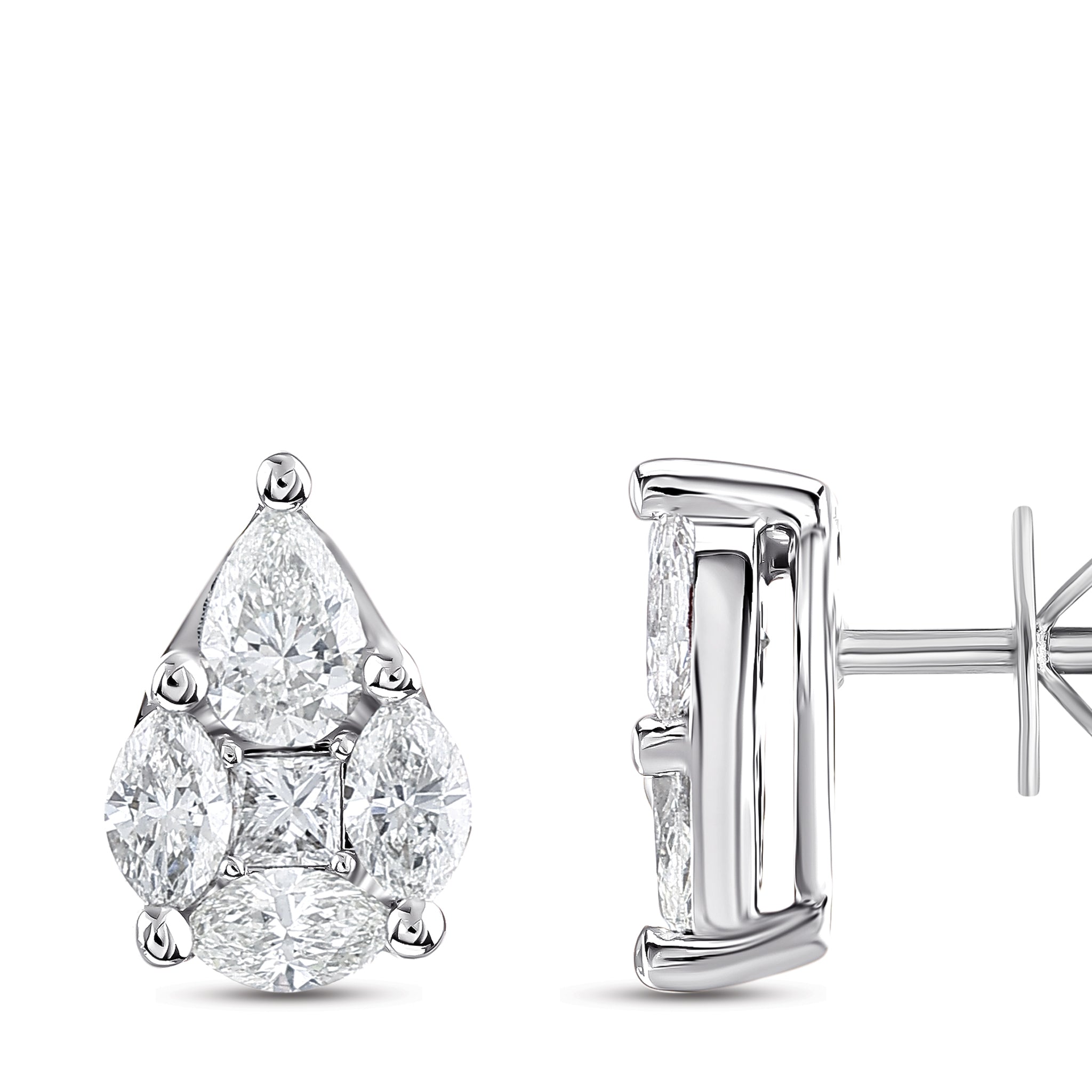 Diamond Design Earrings