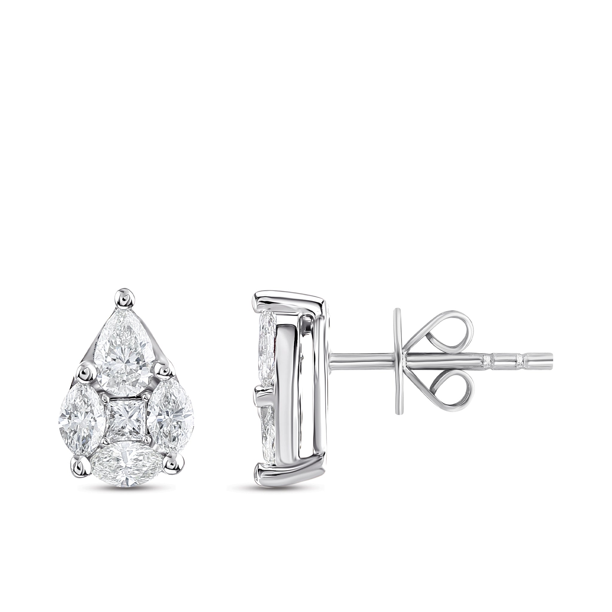 Diamond Design Earrings