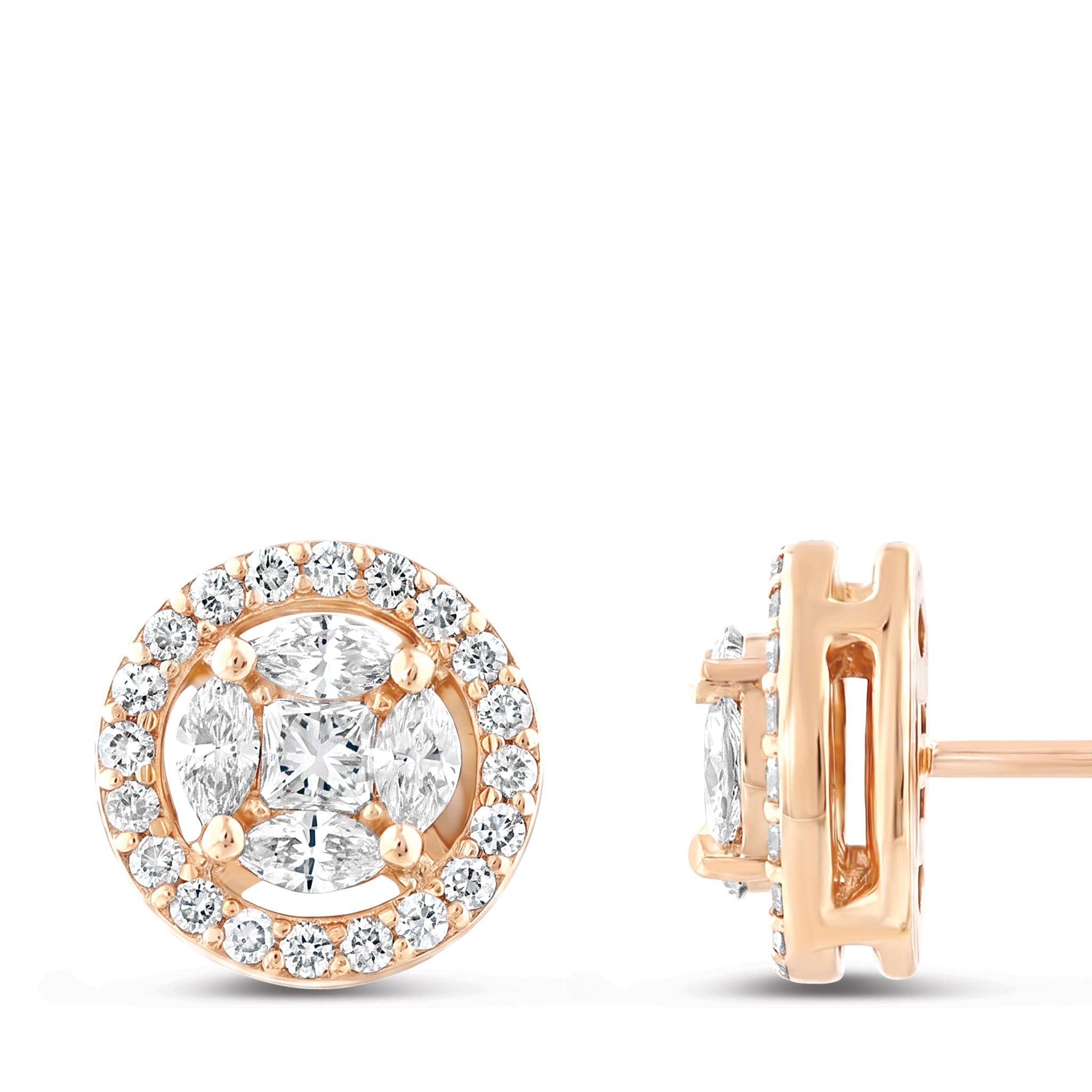 Diamond Design Earrings
