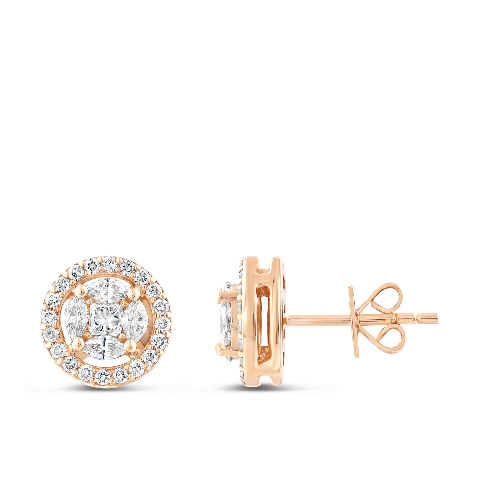 Diamond Design Earrings