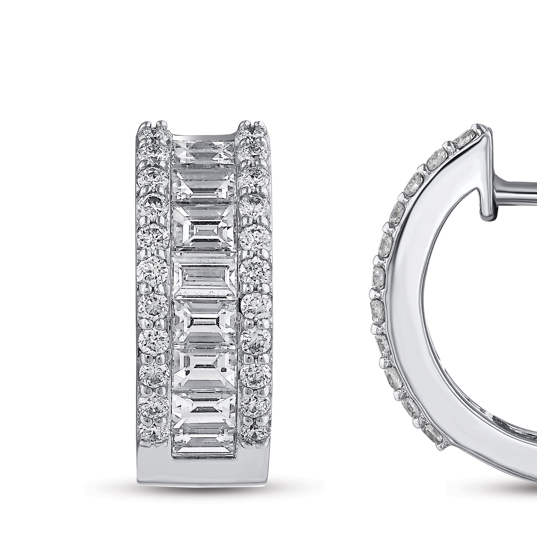 Baguette Diamond Earrings