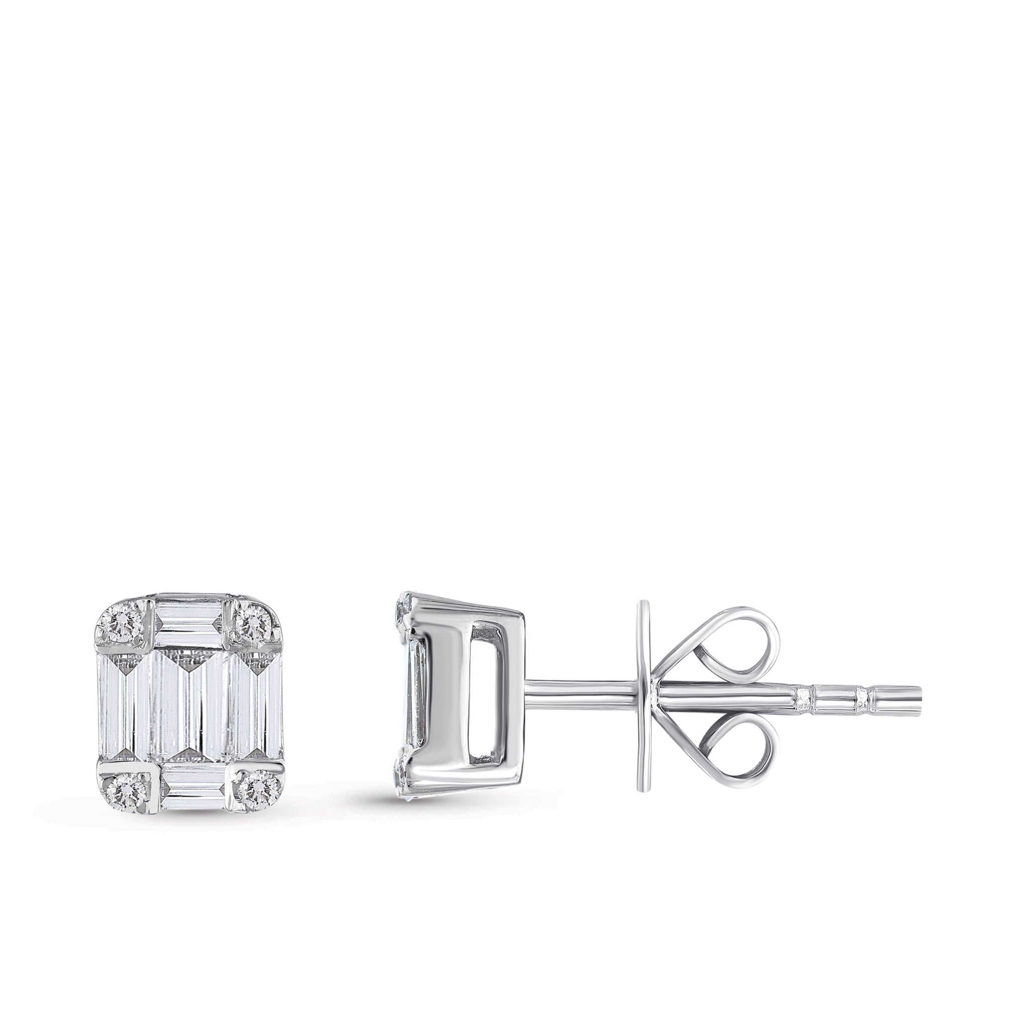 Baguette Diamond Earrings