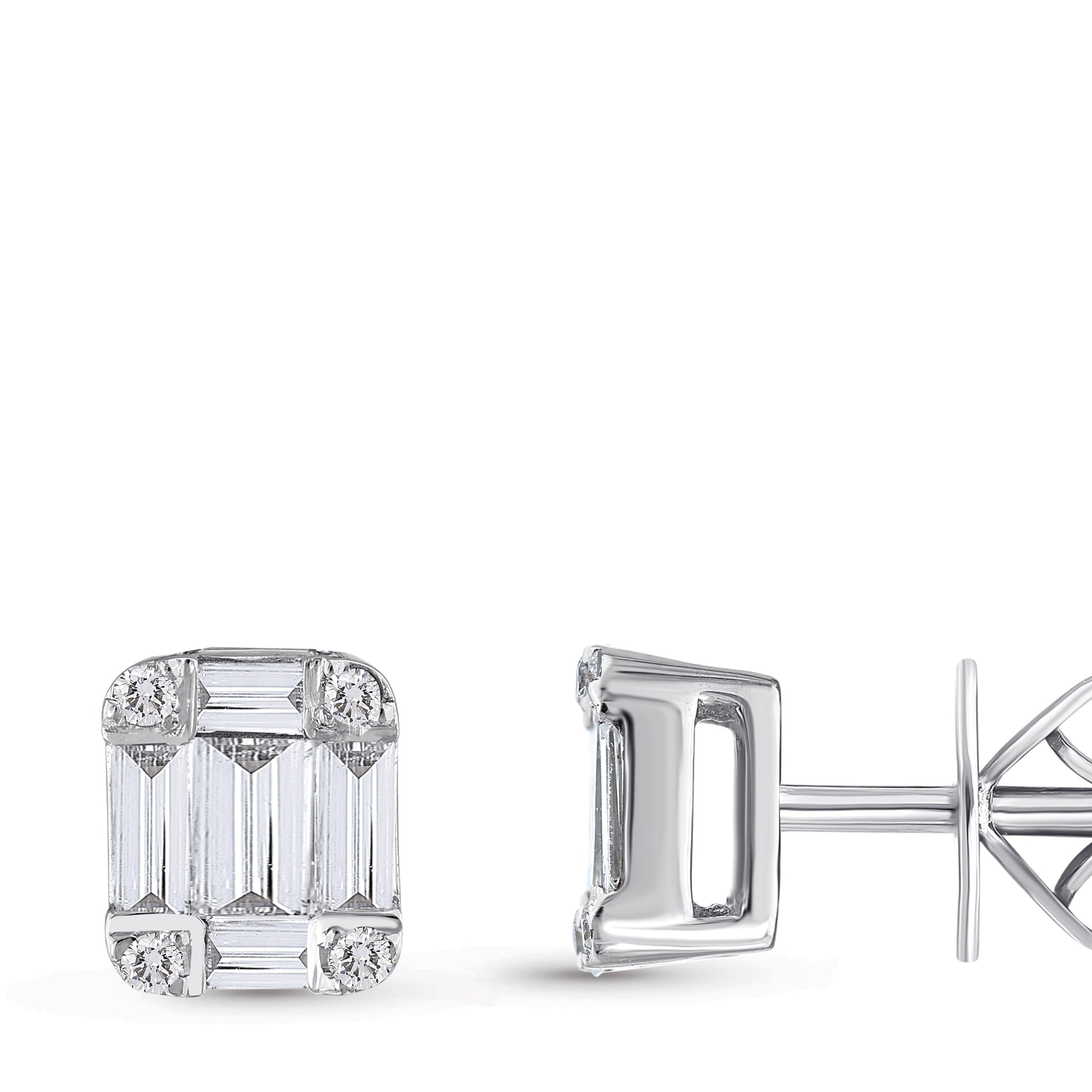 Baguette Diamond Earrings