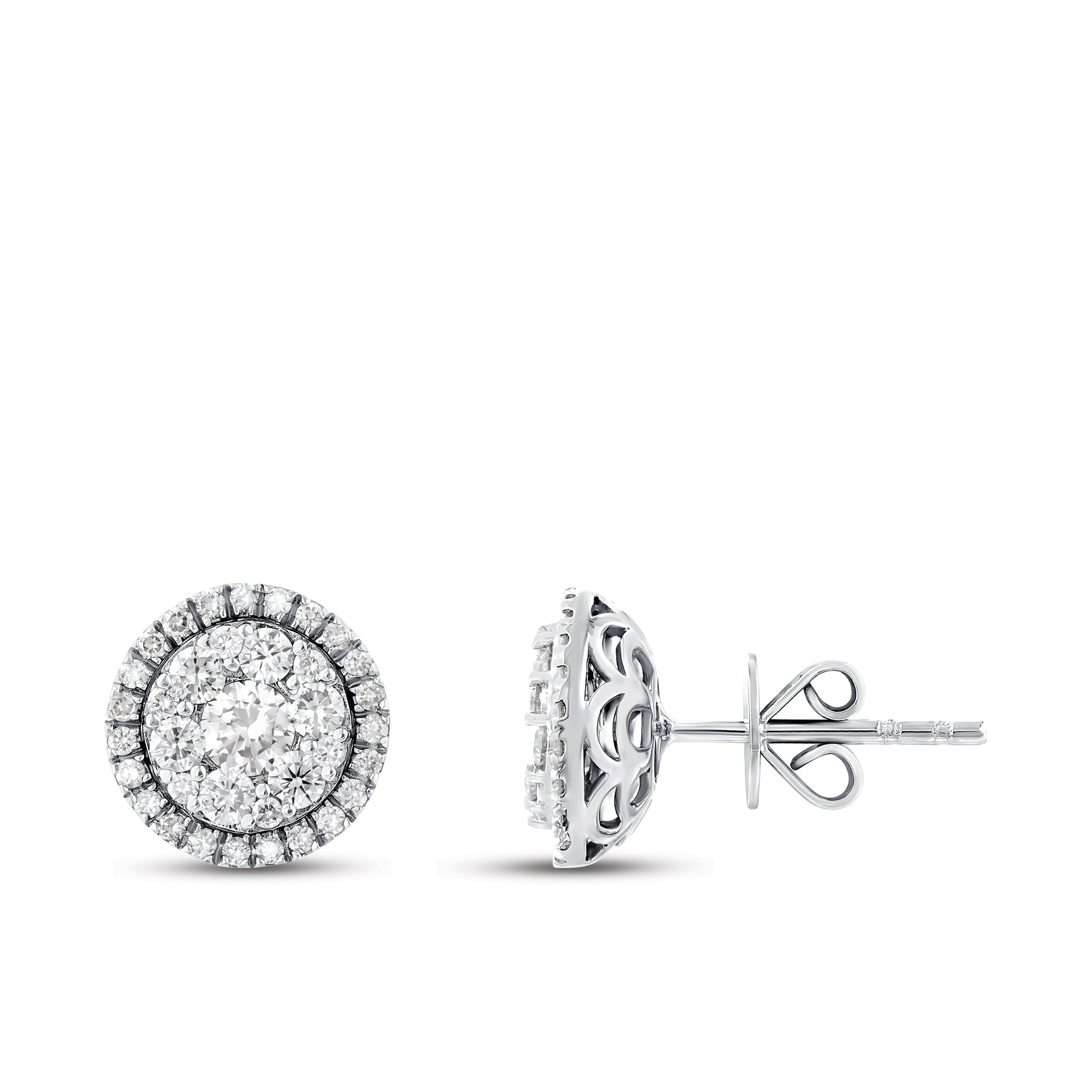 Diamond Design Earrings