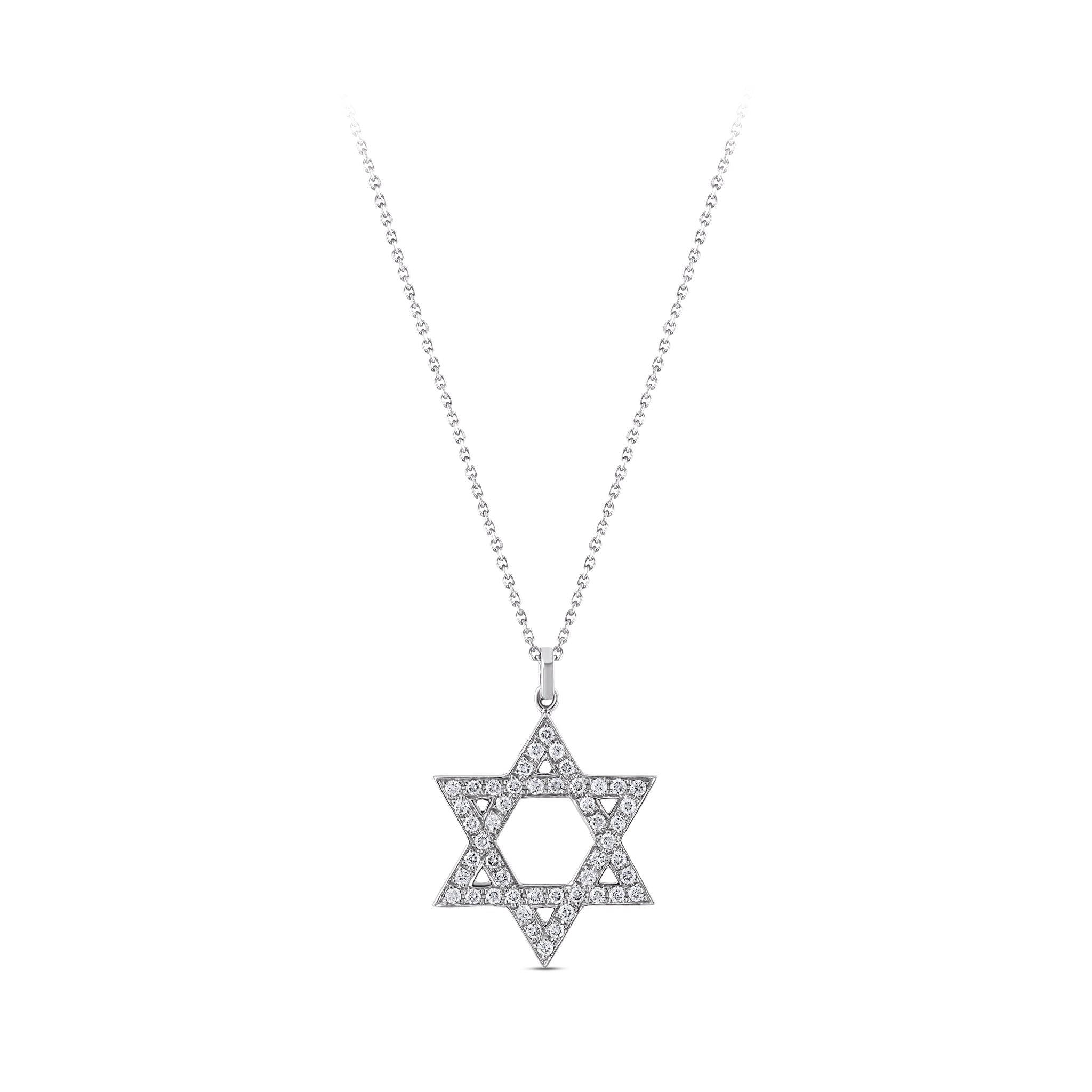 The Star of David Diamond Pendant