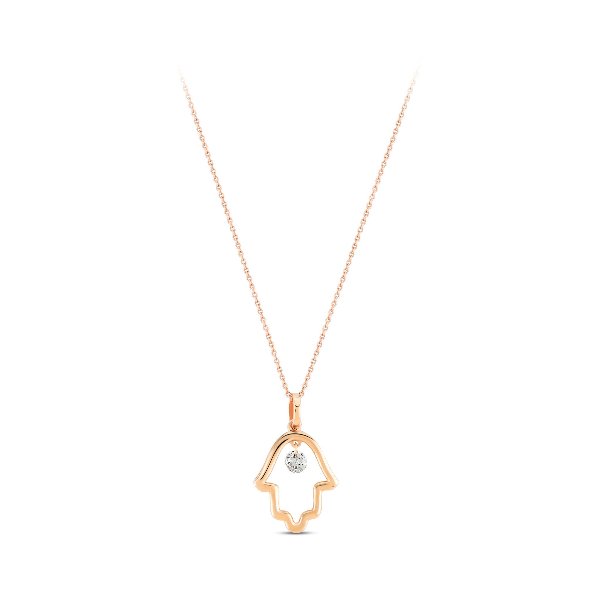 Fatimas Hand Diamond Necklace