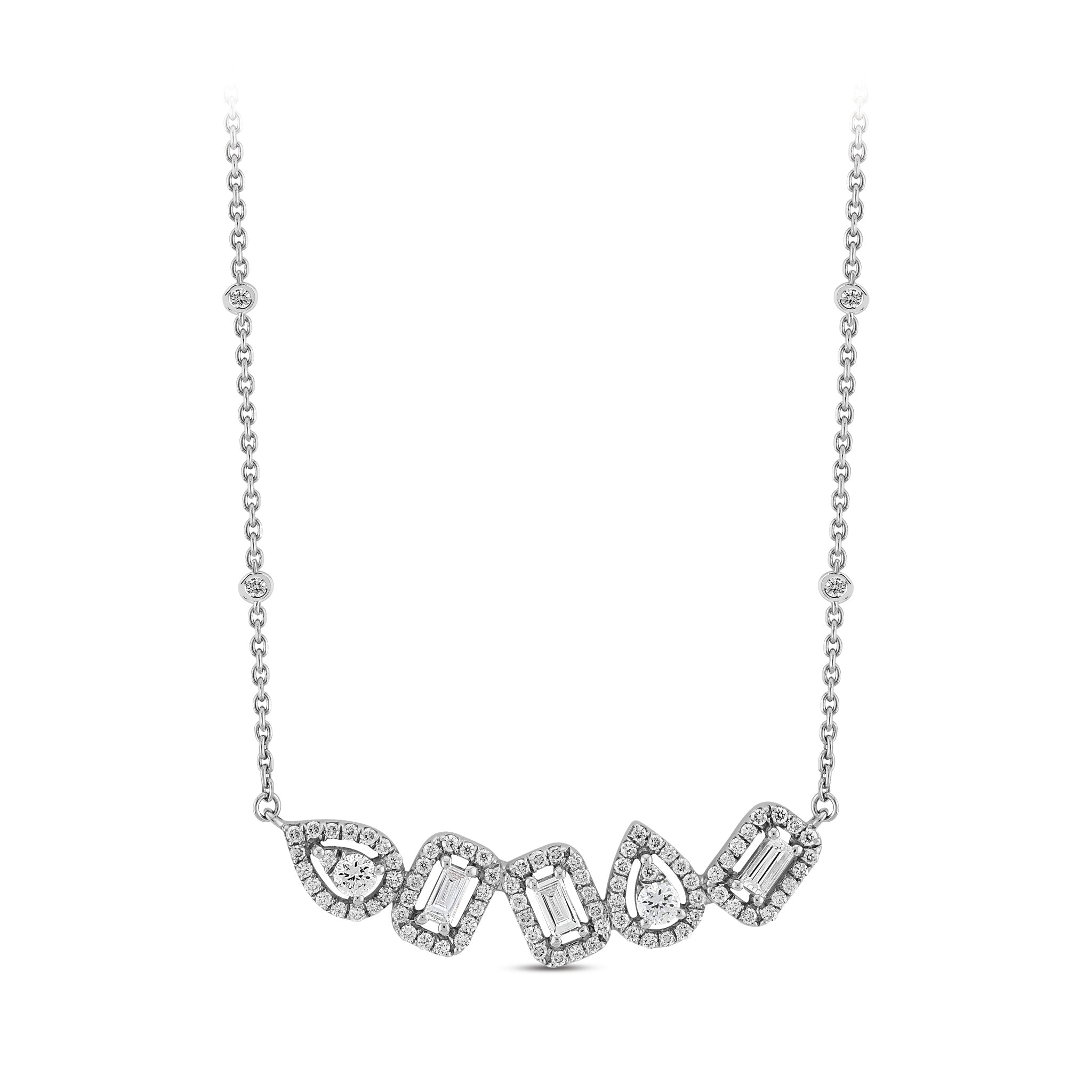Baguette Diamond Necklace