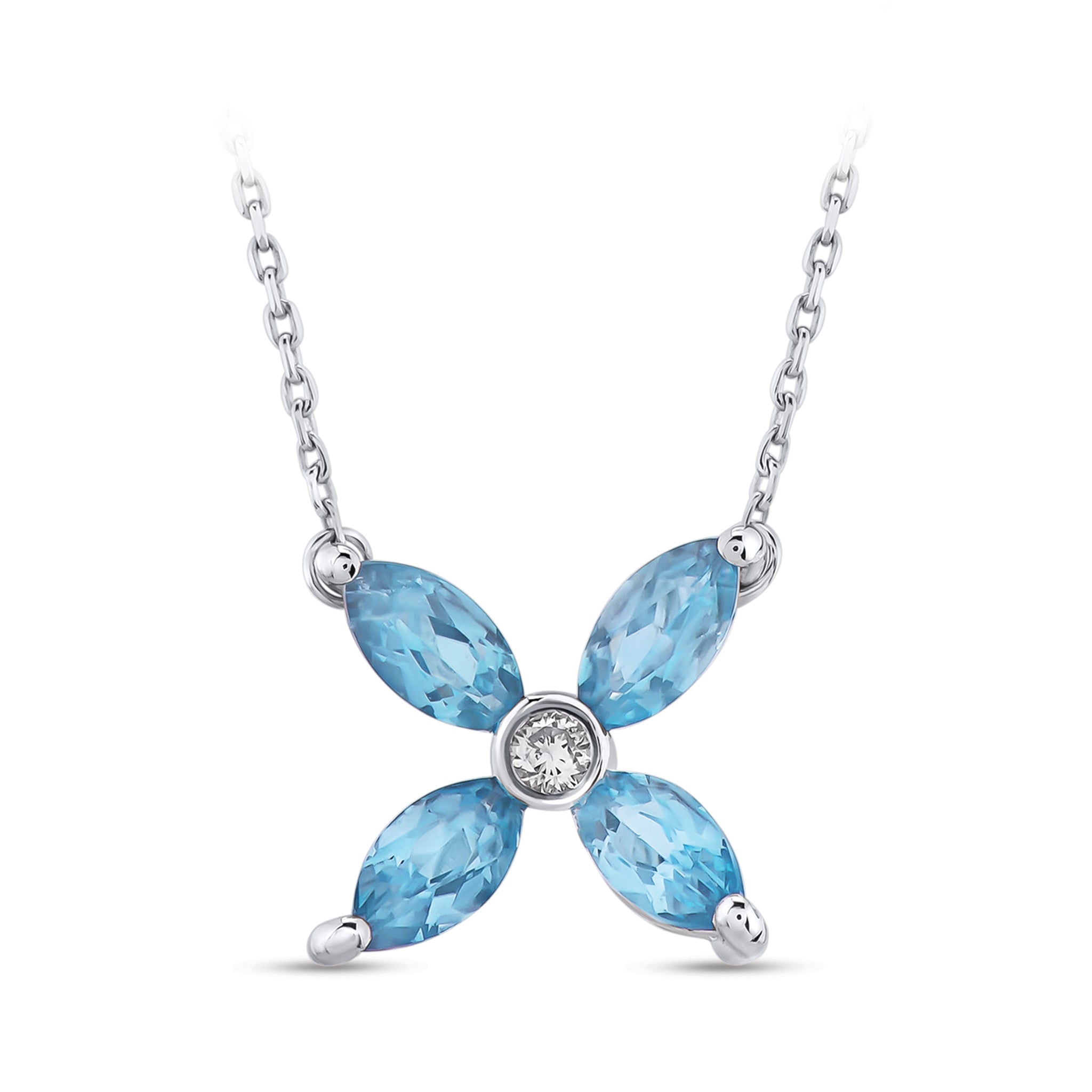 Blue Topaz Necklace