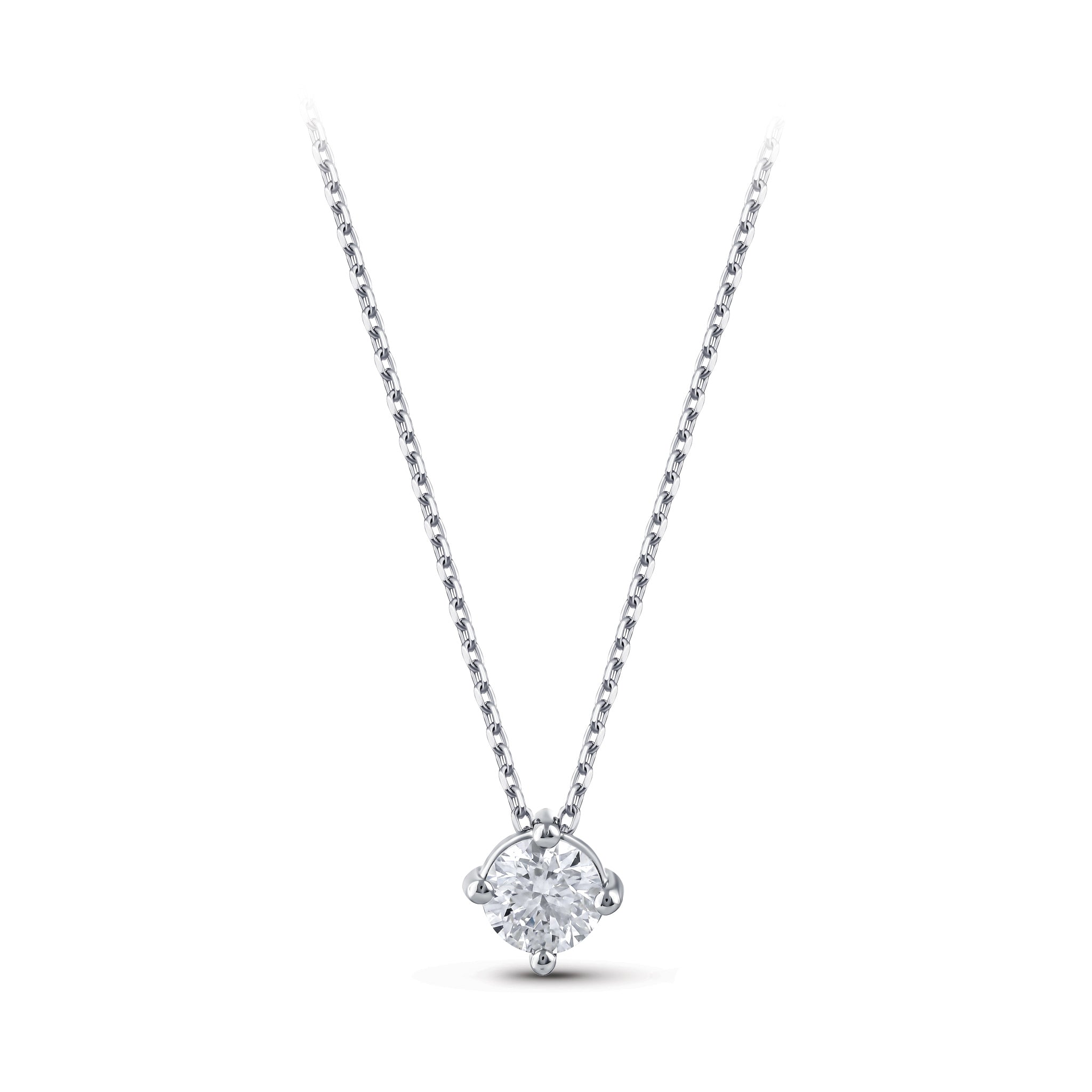 Diamond Solitaire Necklace