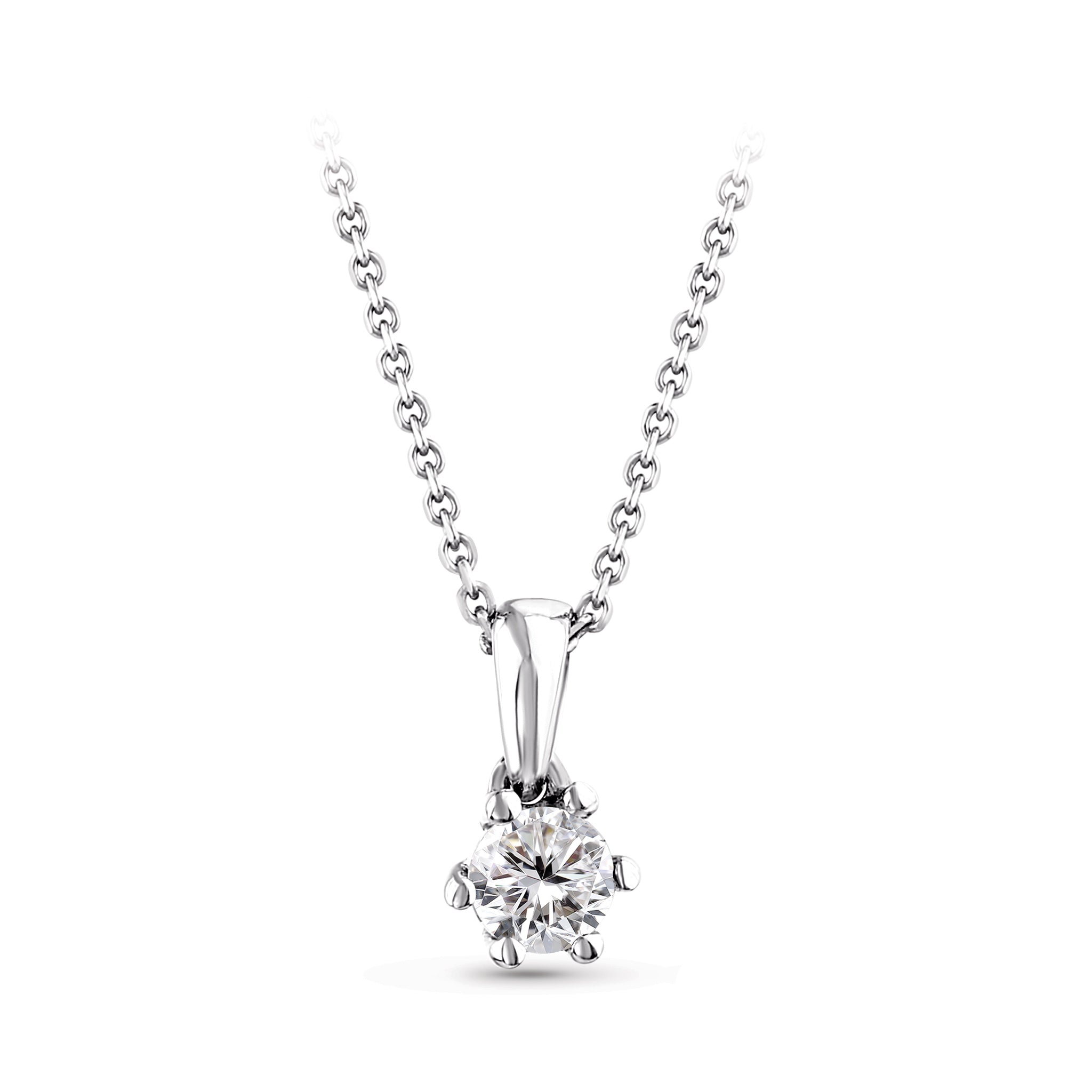 Solitaire Diamond Necklace
