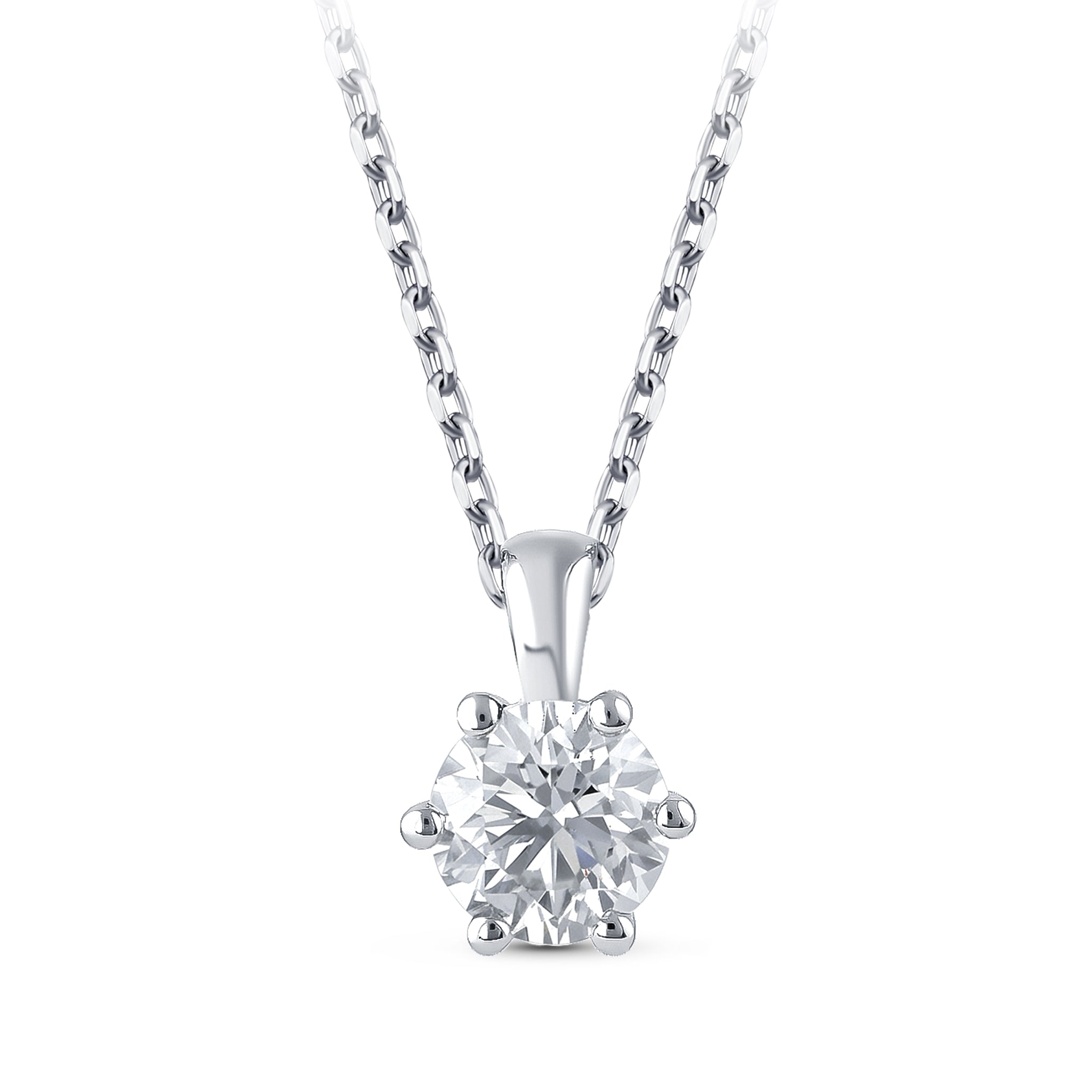 Solitaire Diamond Necklace
