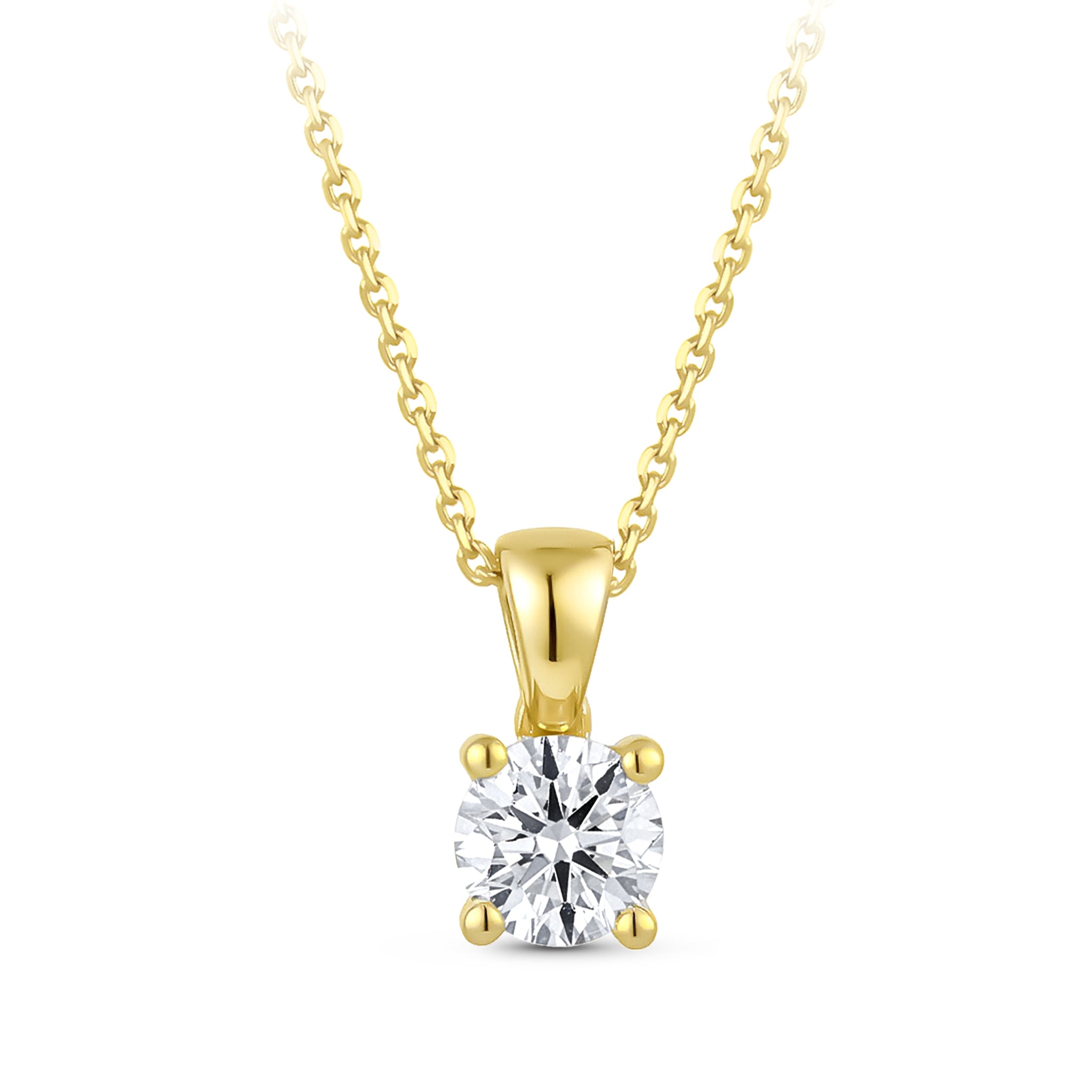 Solitaire Diamond Necklace