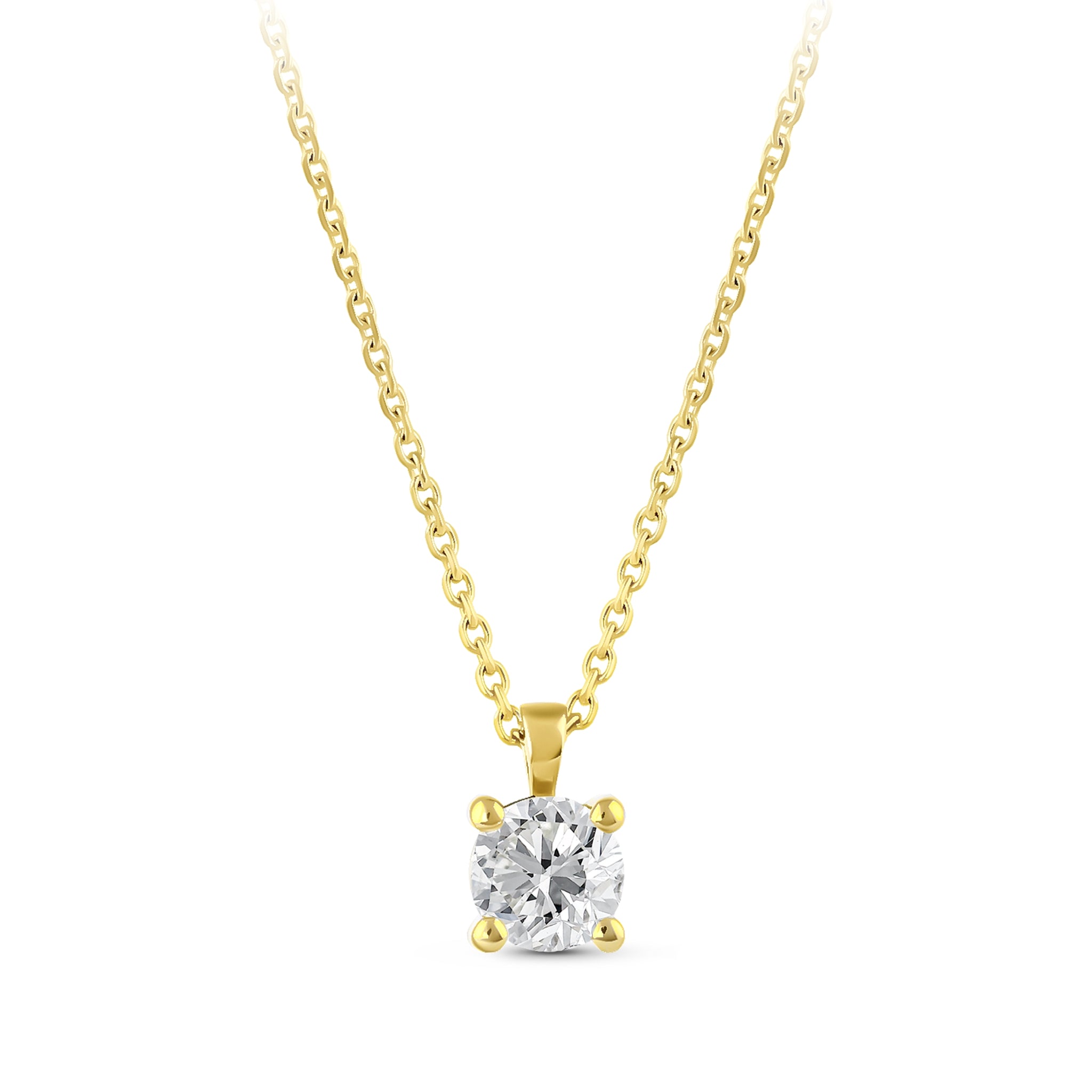 Solitaire Diamond Necklace