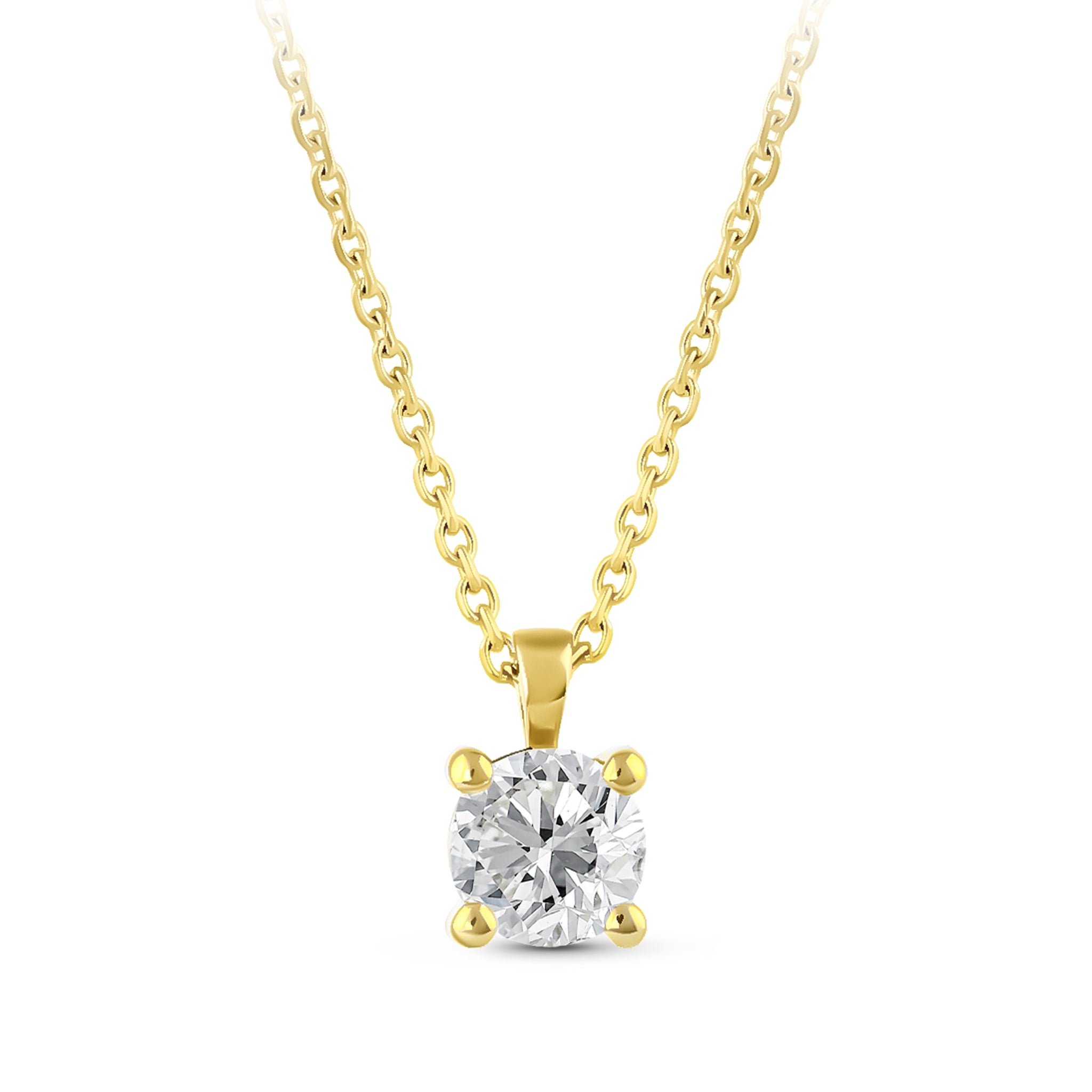 Solitaire Diamond Necklace