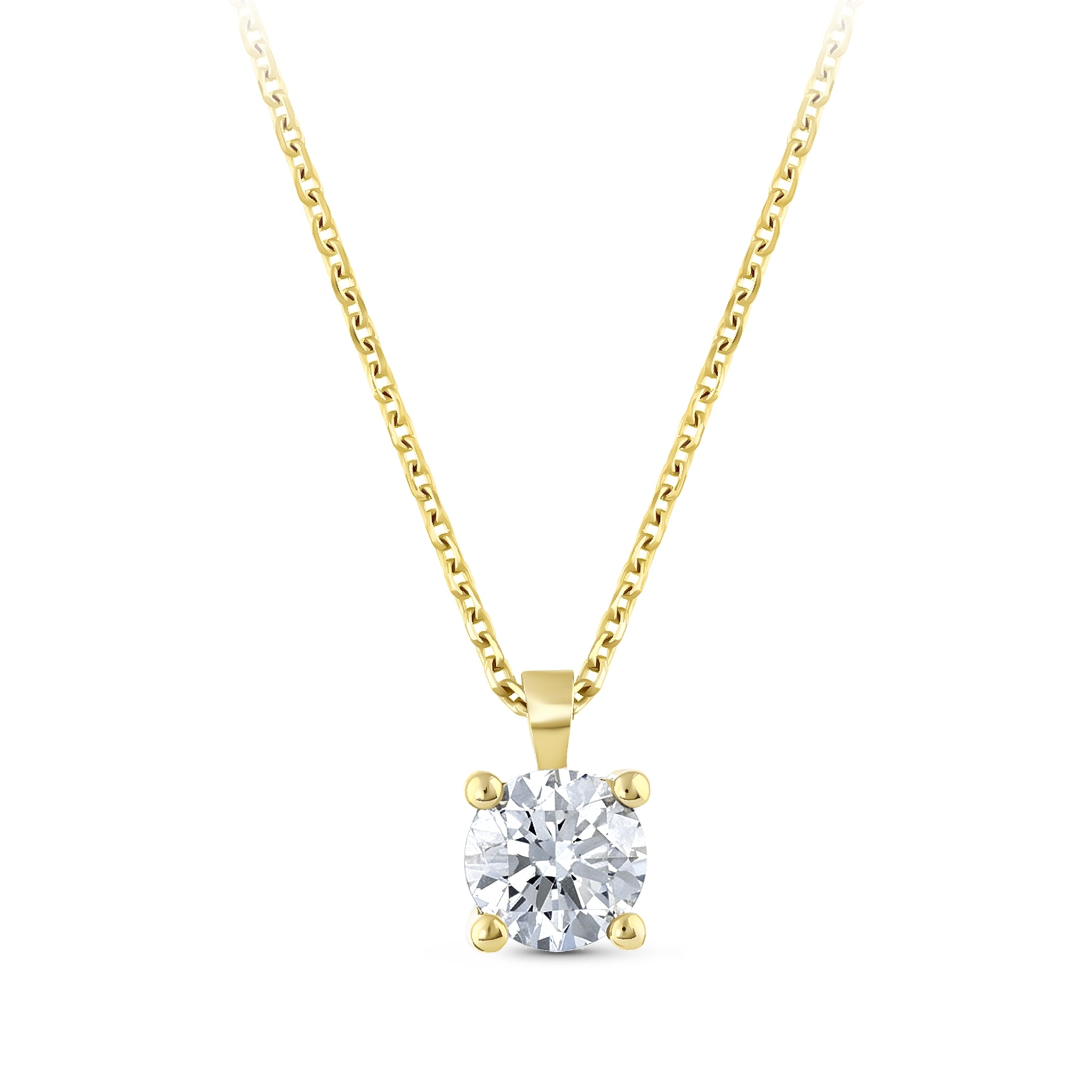 Solitaire Diamond Necklace