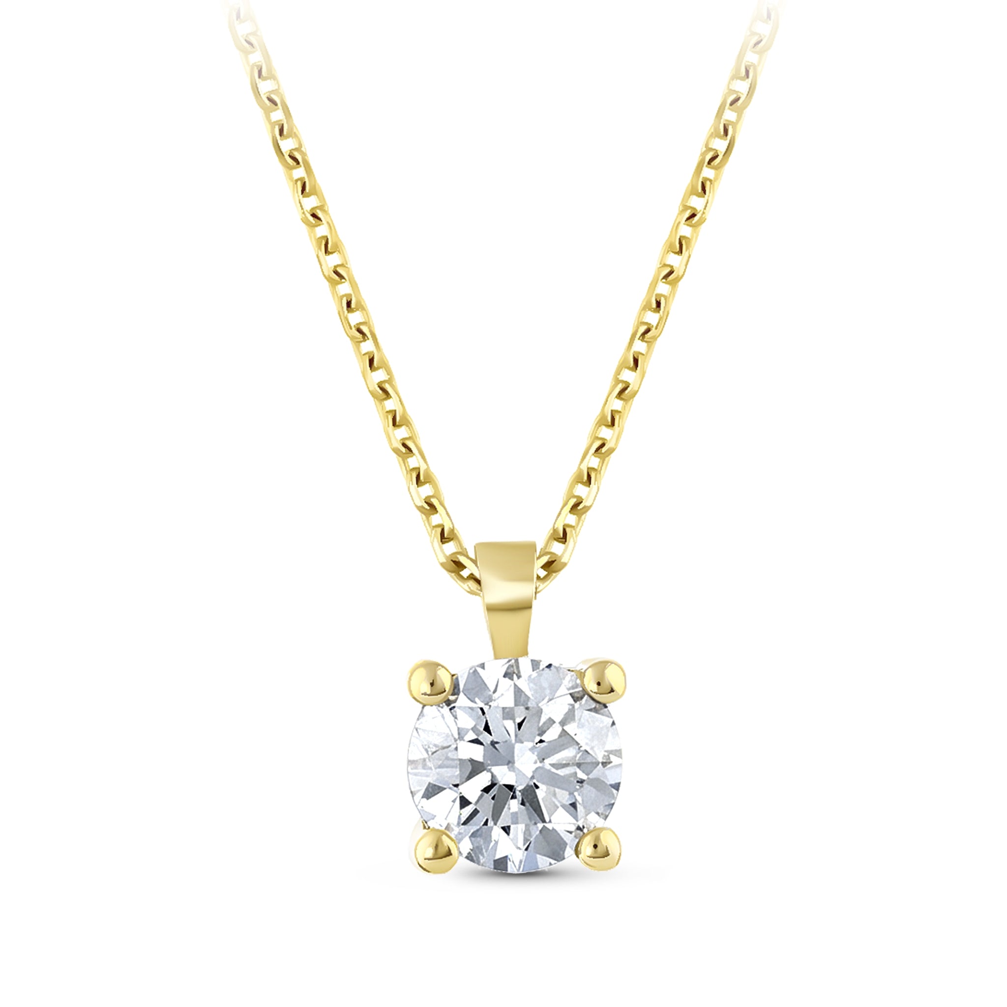 Solitaire Diamond Necklace