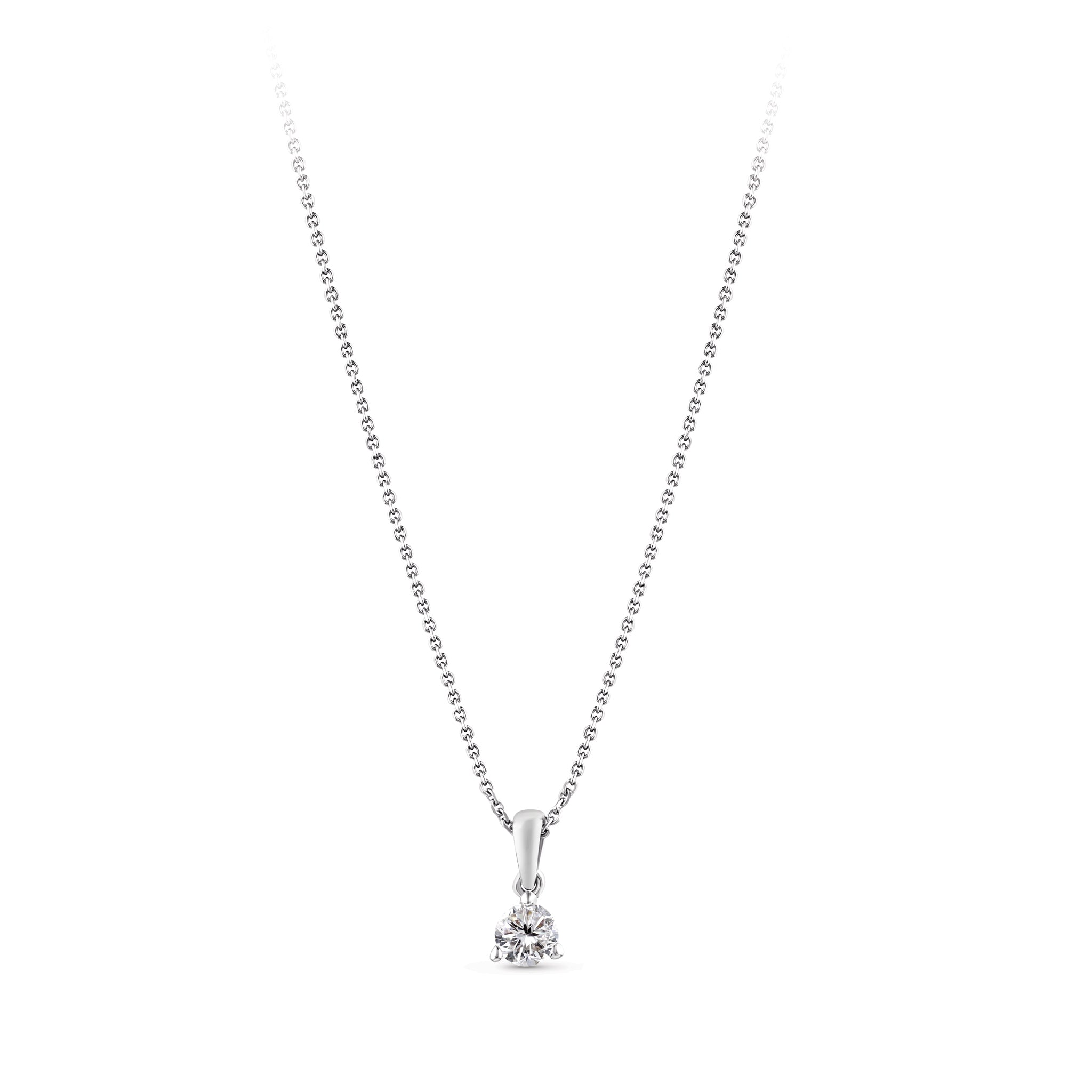 Solitaire Diamond Necklace