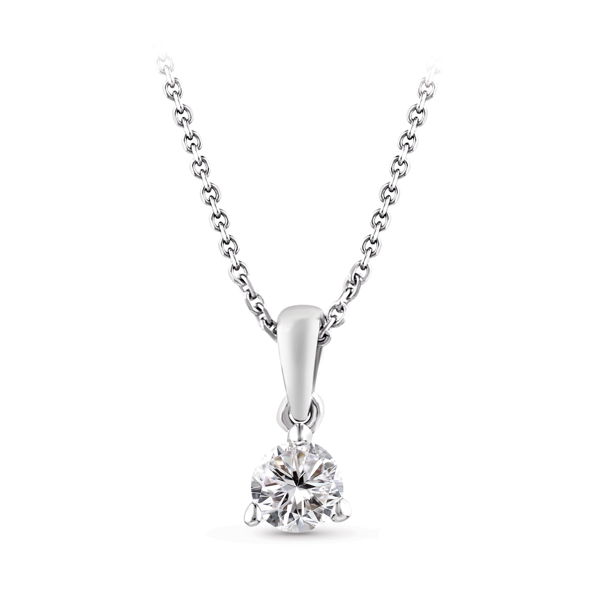 Solitaire Diamond Necklace