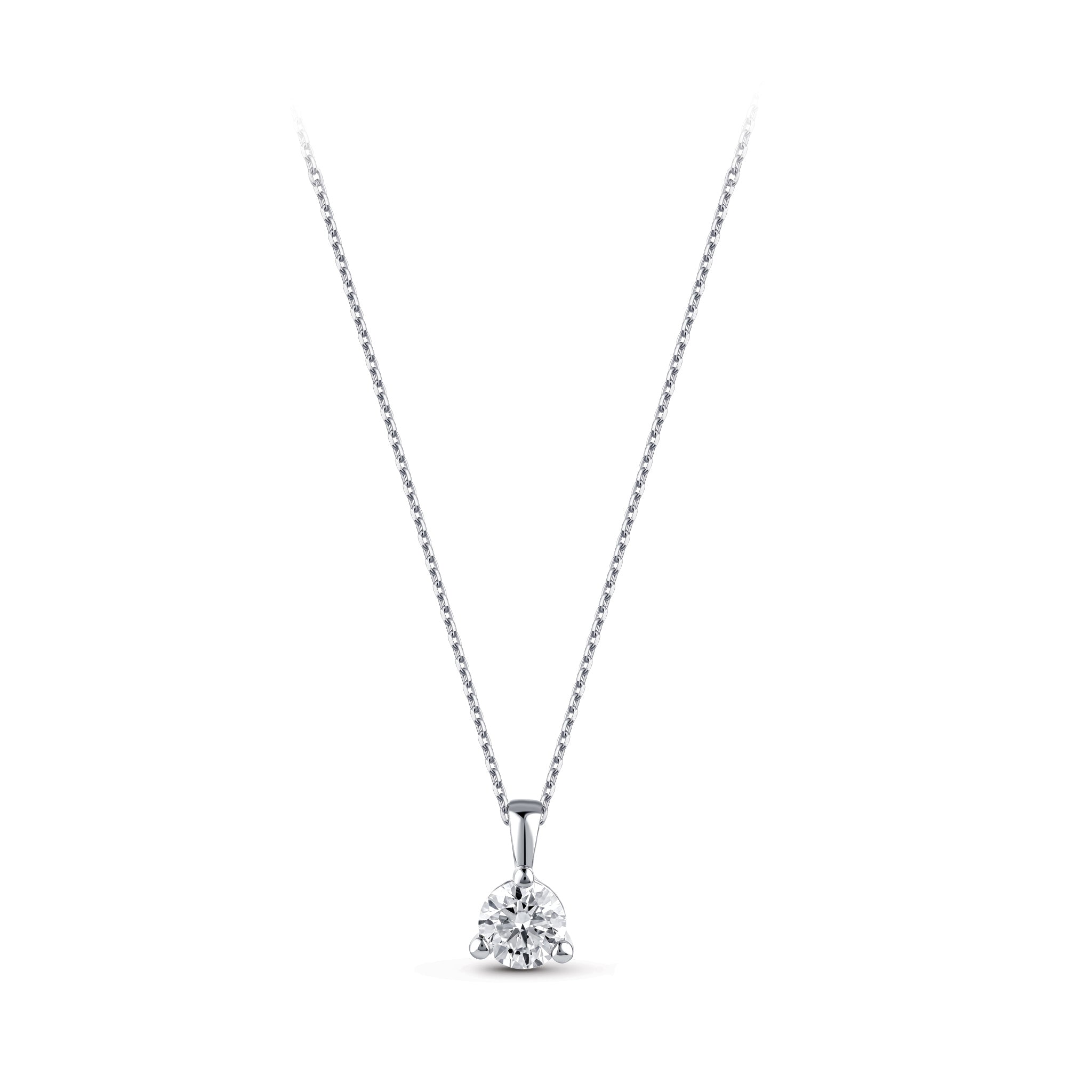 Diamond Solitaire Necklace