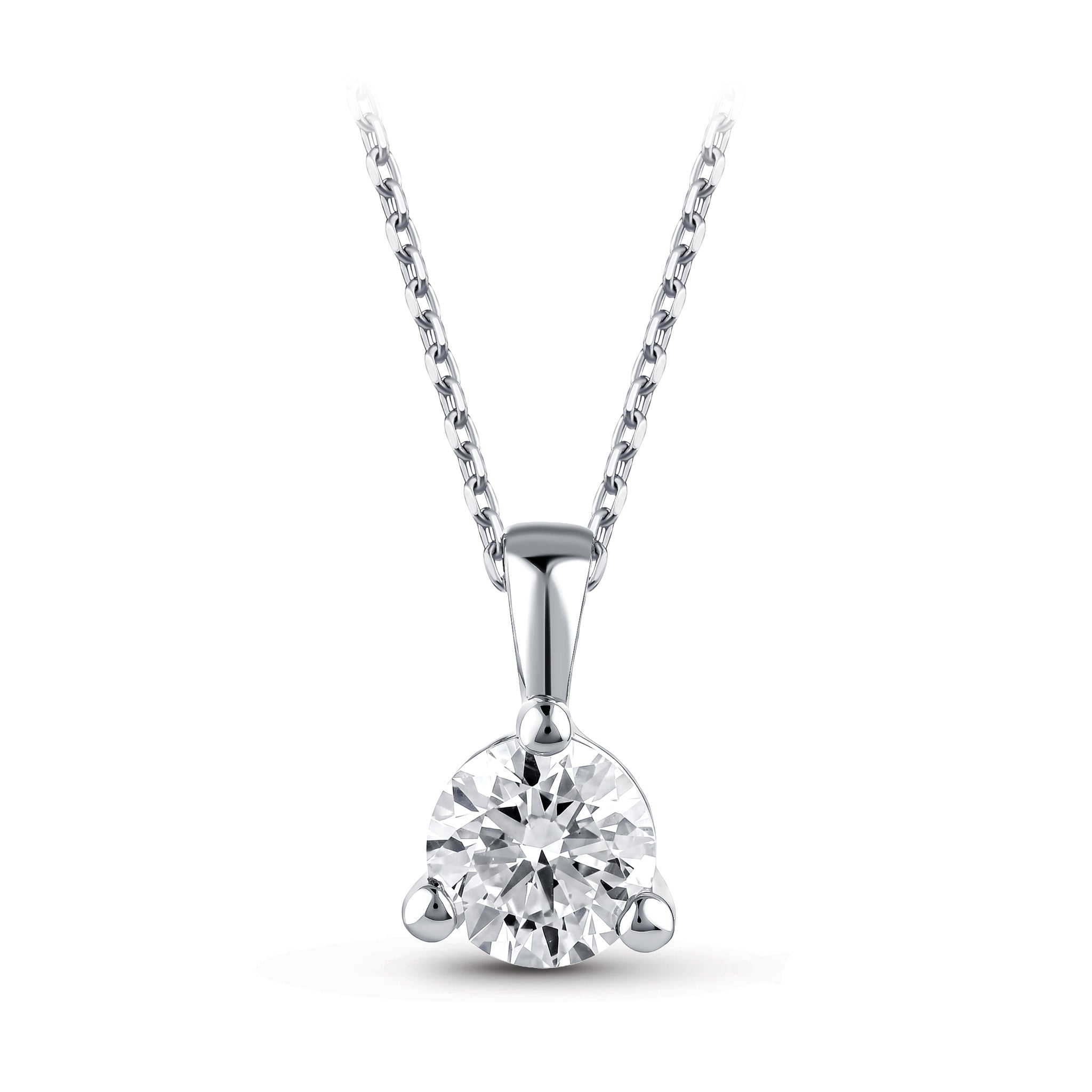 Diamond Solitaire Necklace