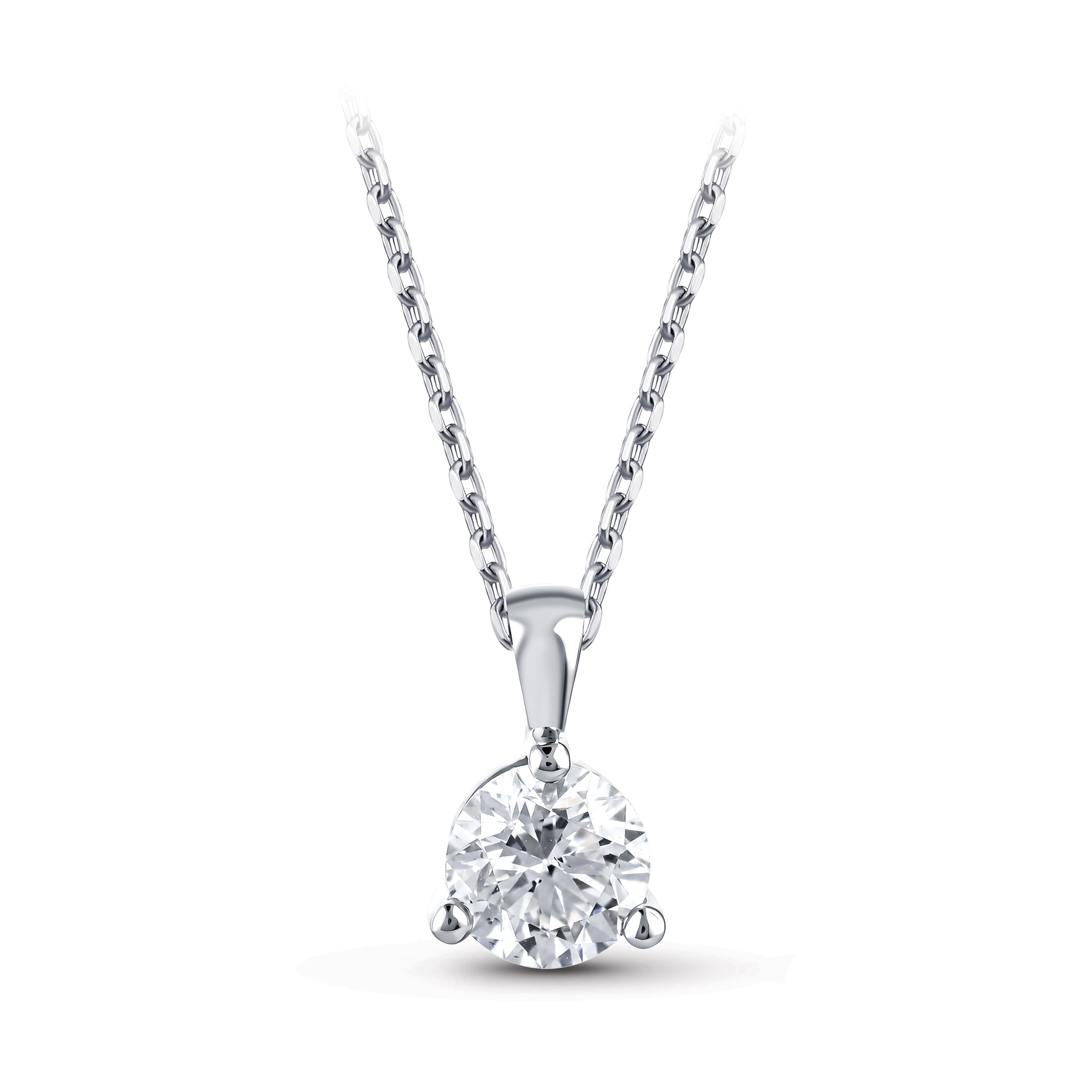 Diamond Solitaire Necklace