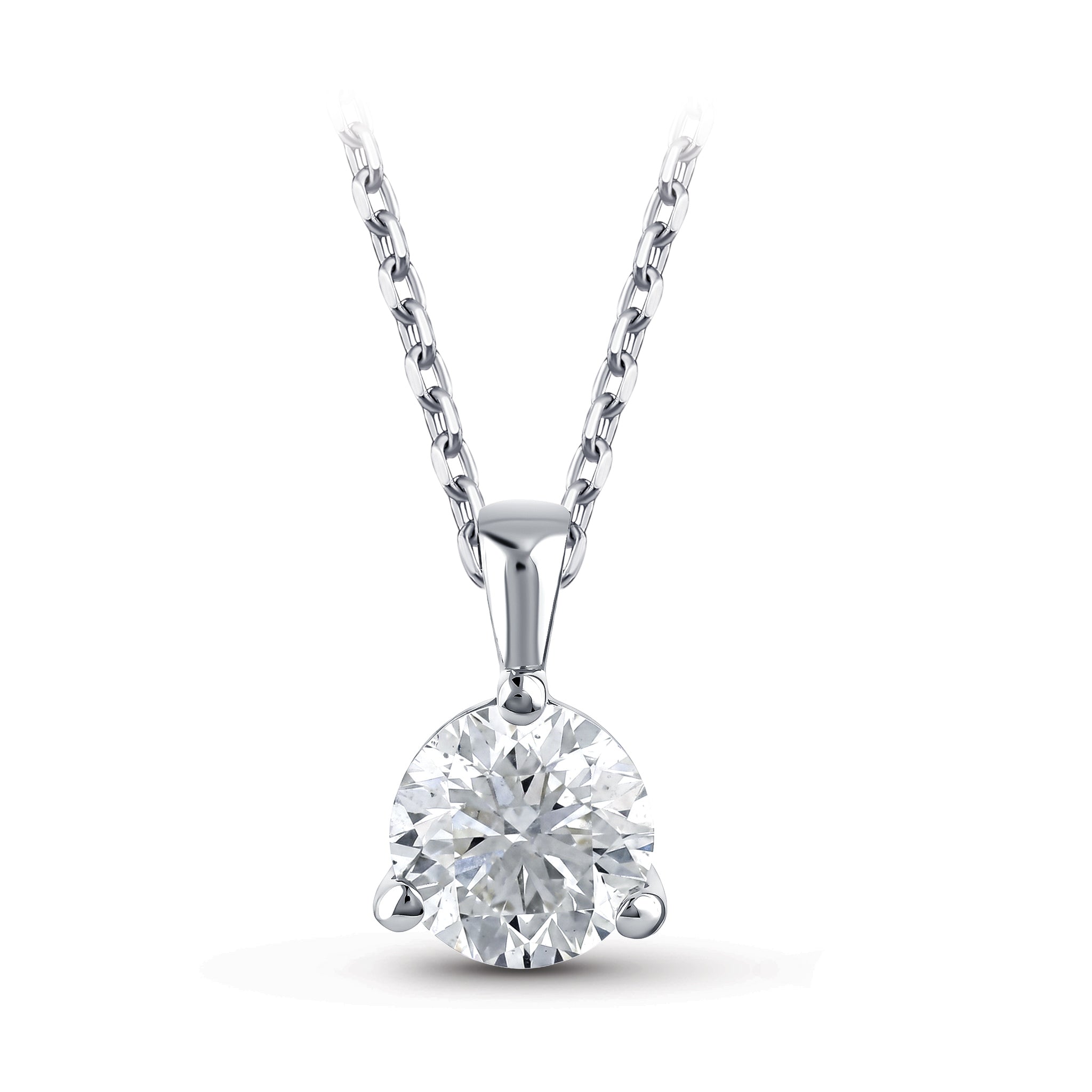 Diamond Solitaire Necklace