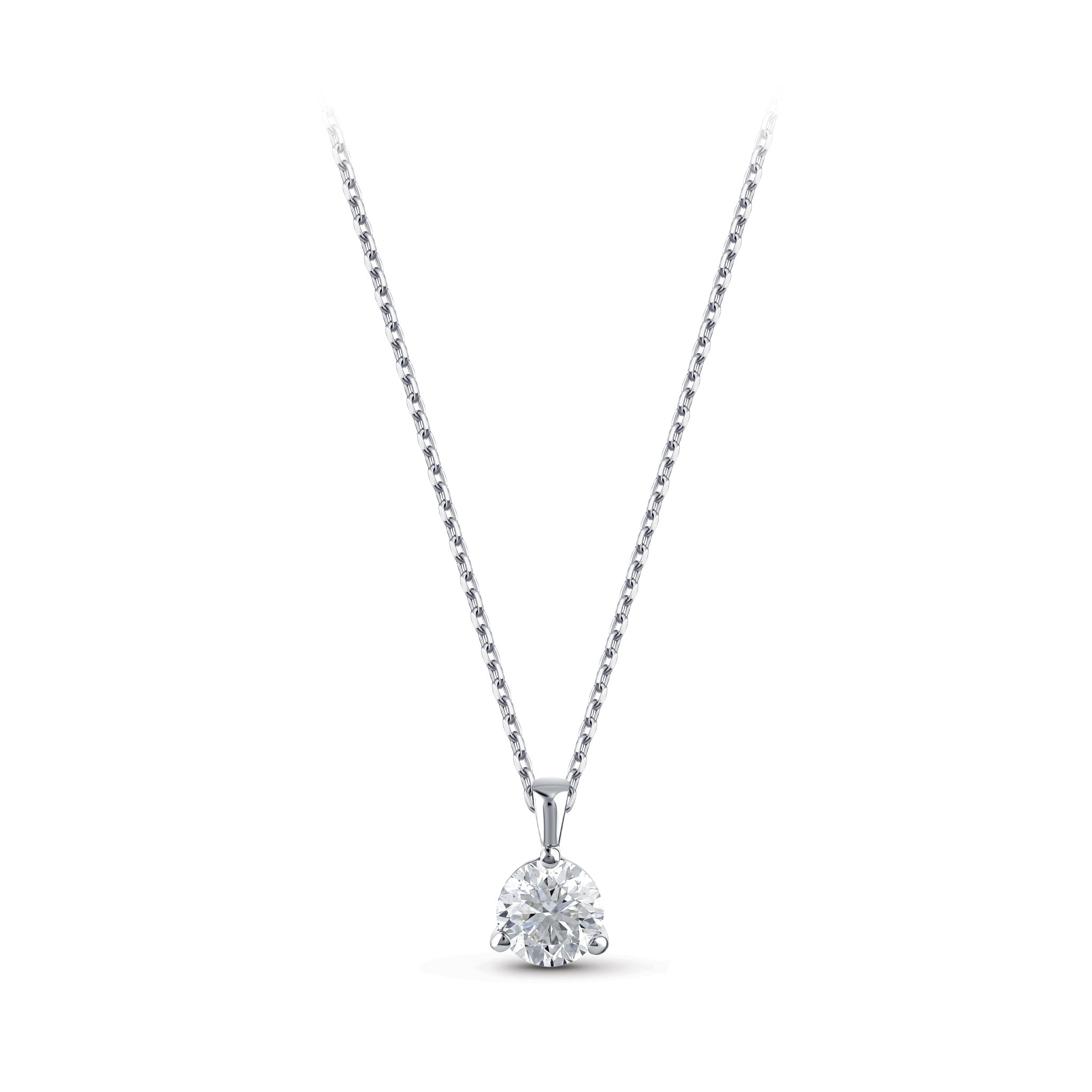 Diamond Solitaire Necklace