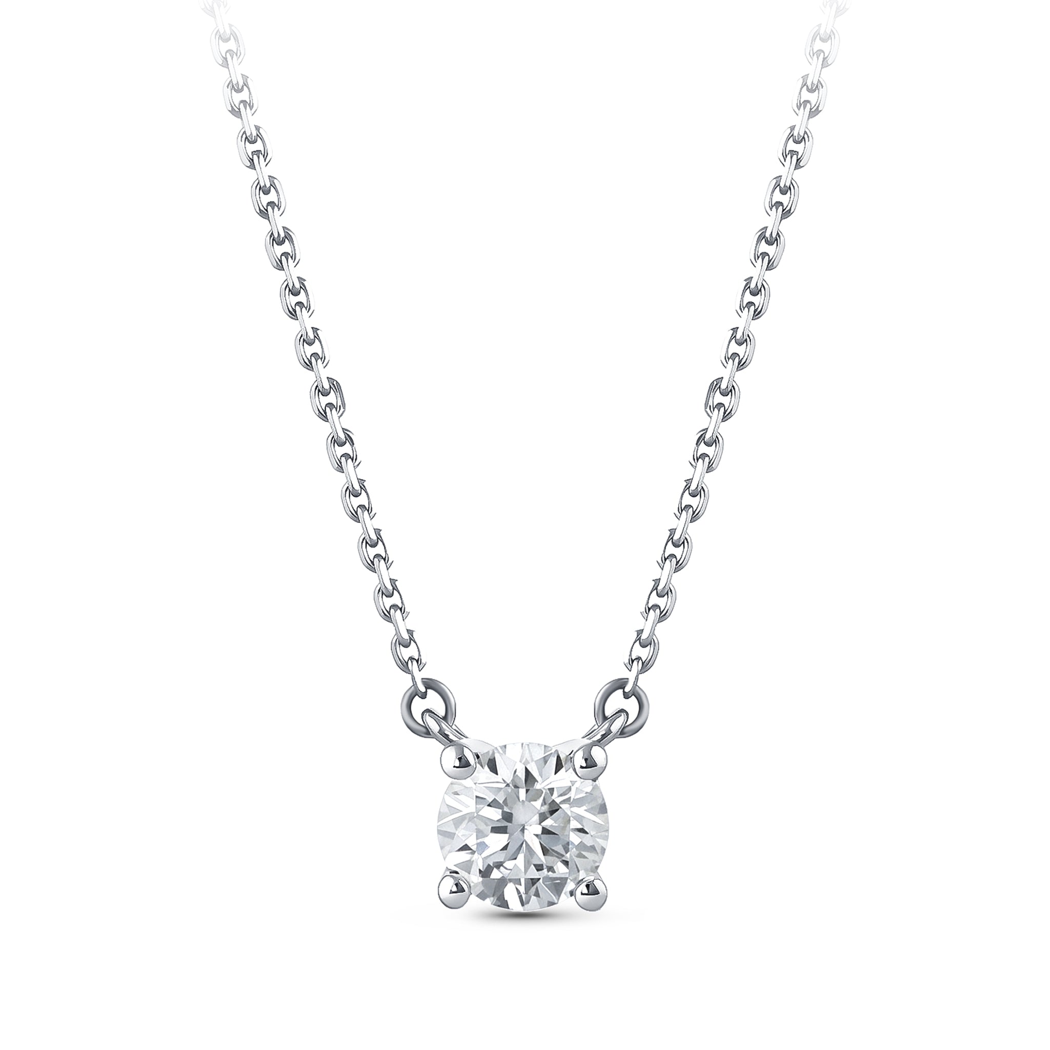 Solitaire Diamond Necklace