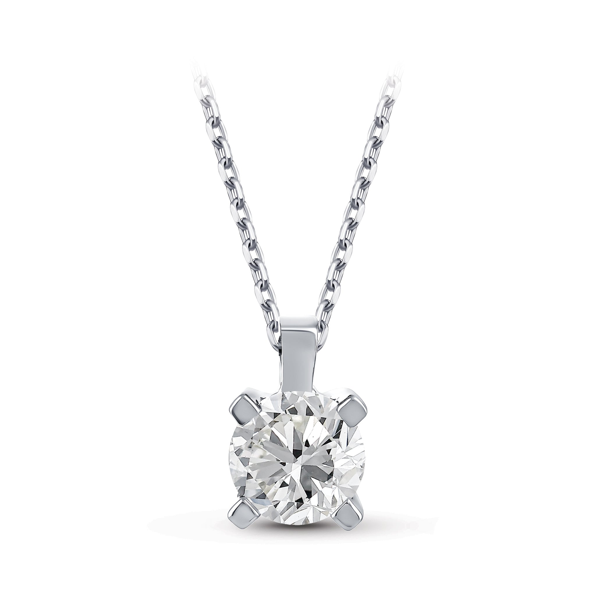 Diamond Solitaire Necklace