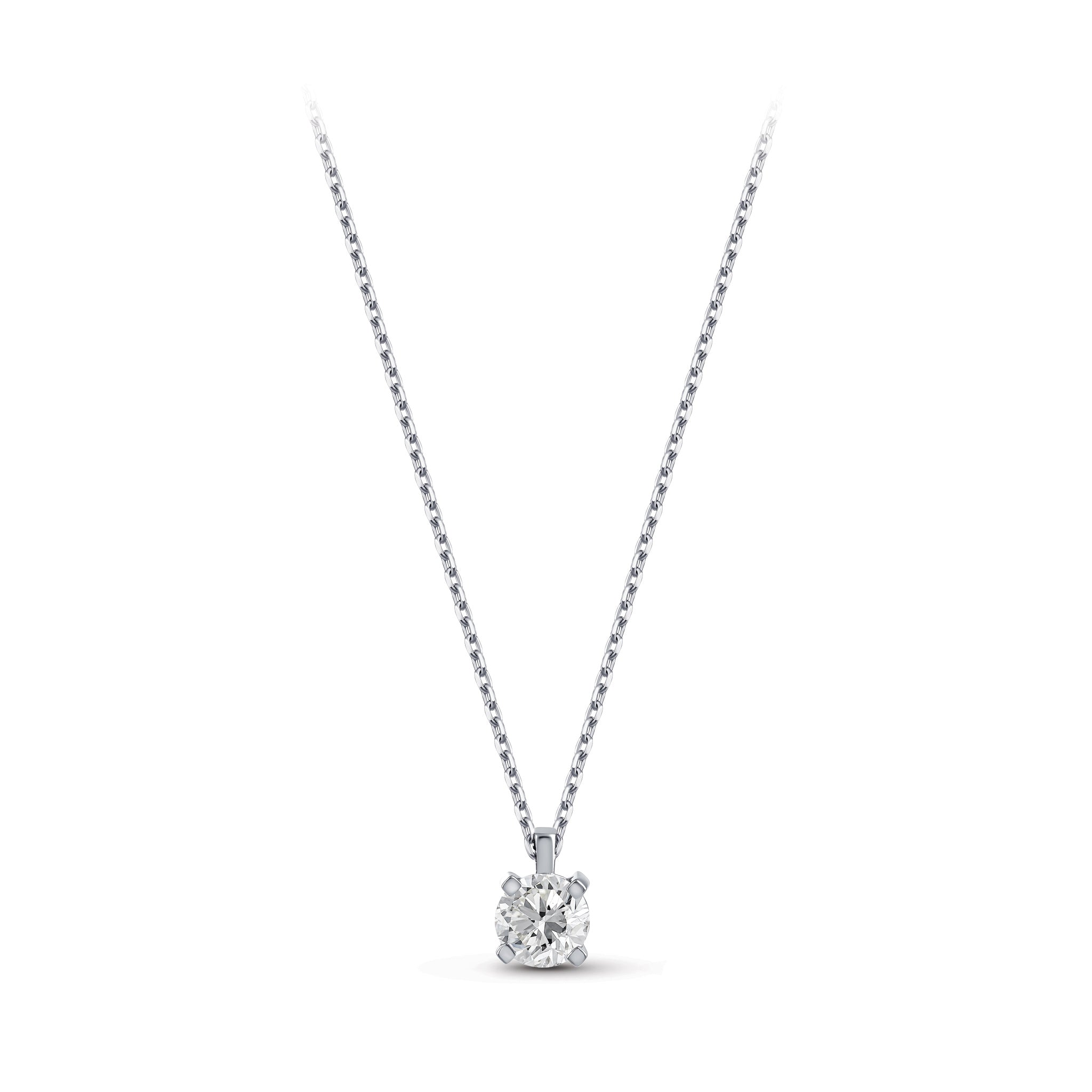 Diamond Solitaire Necklace