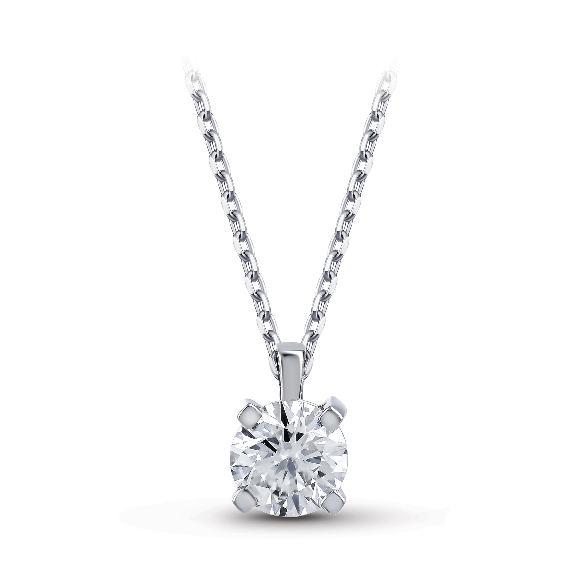 Diamond Solitaire Necklace