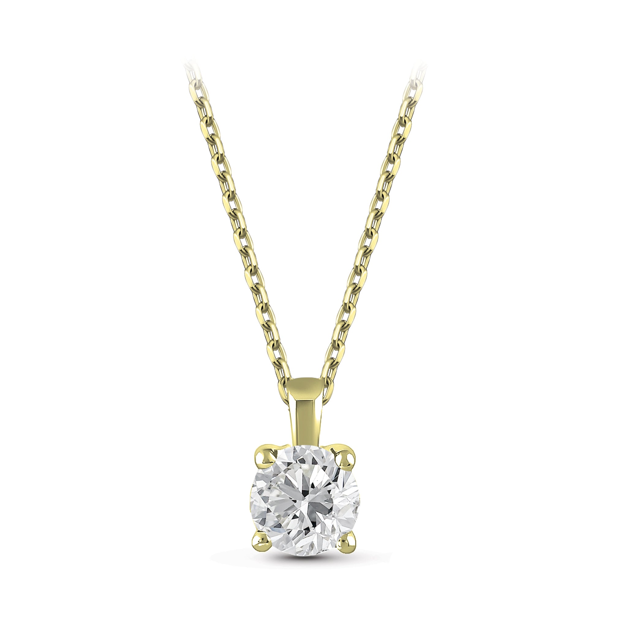 Diamond Solitaire Necklace