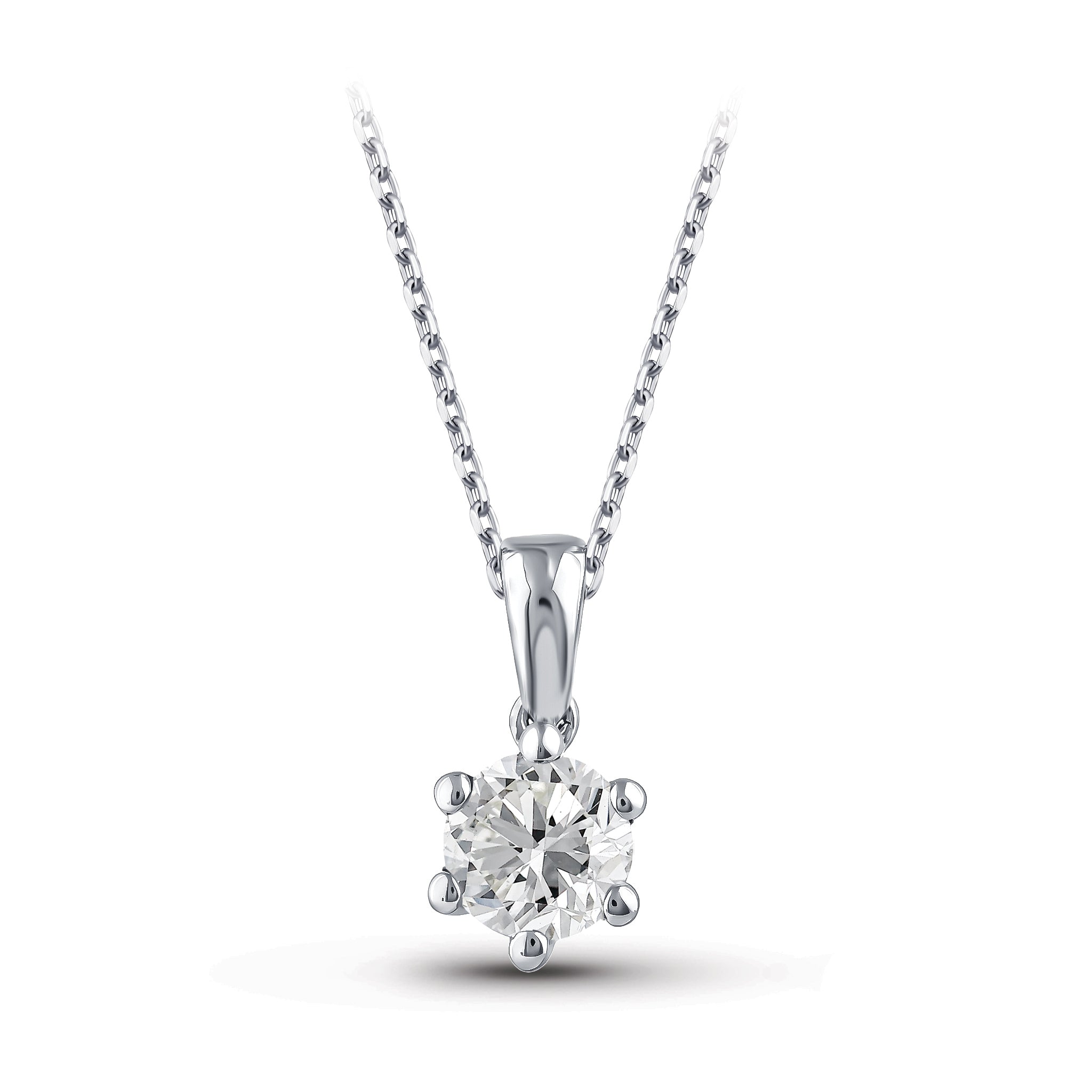 Diamond Solitaire Necklace