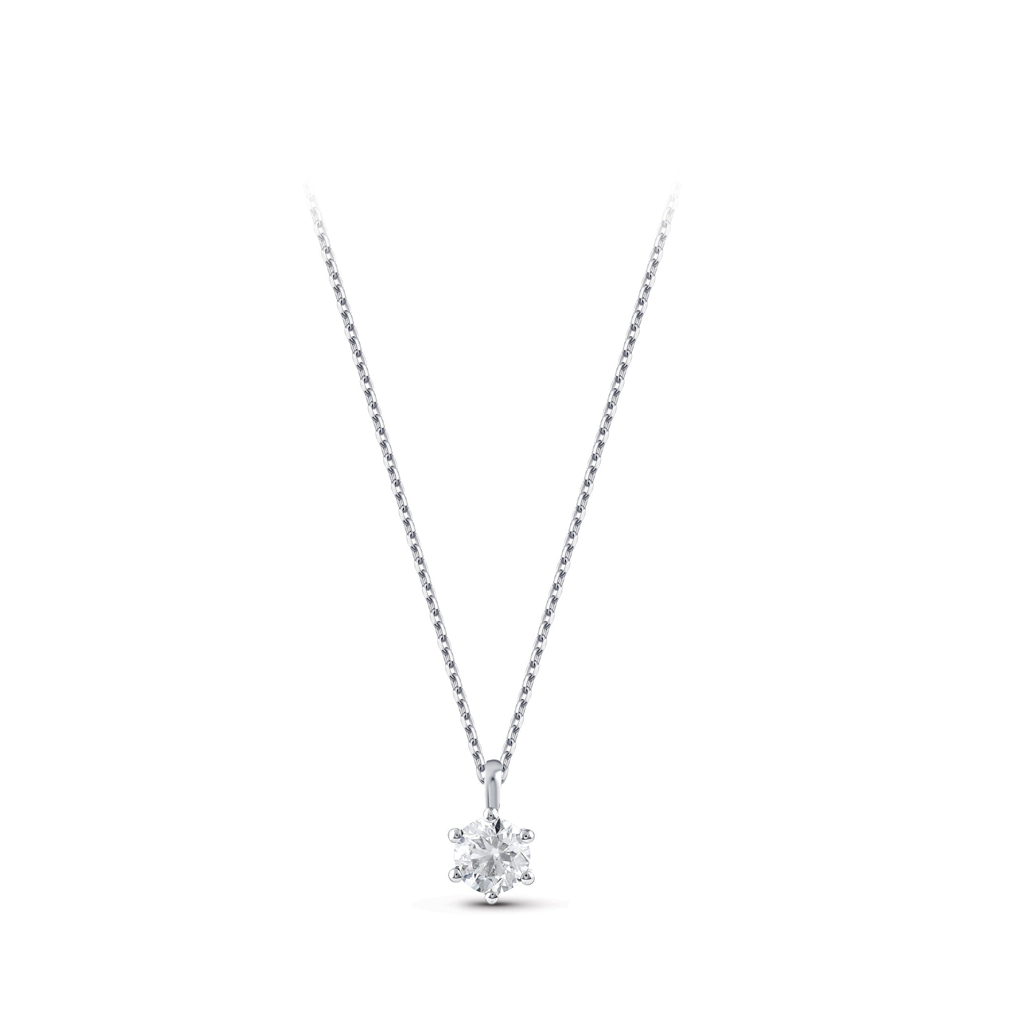 Diamond Solitaire Necklace
