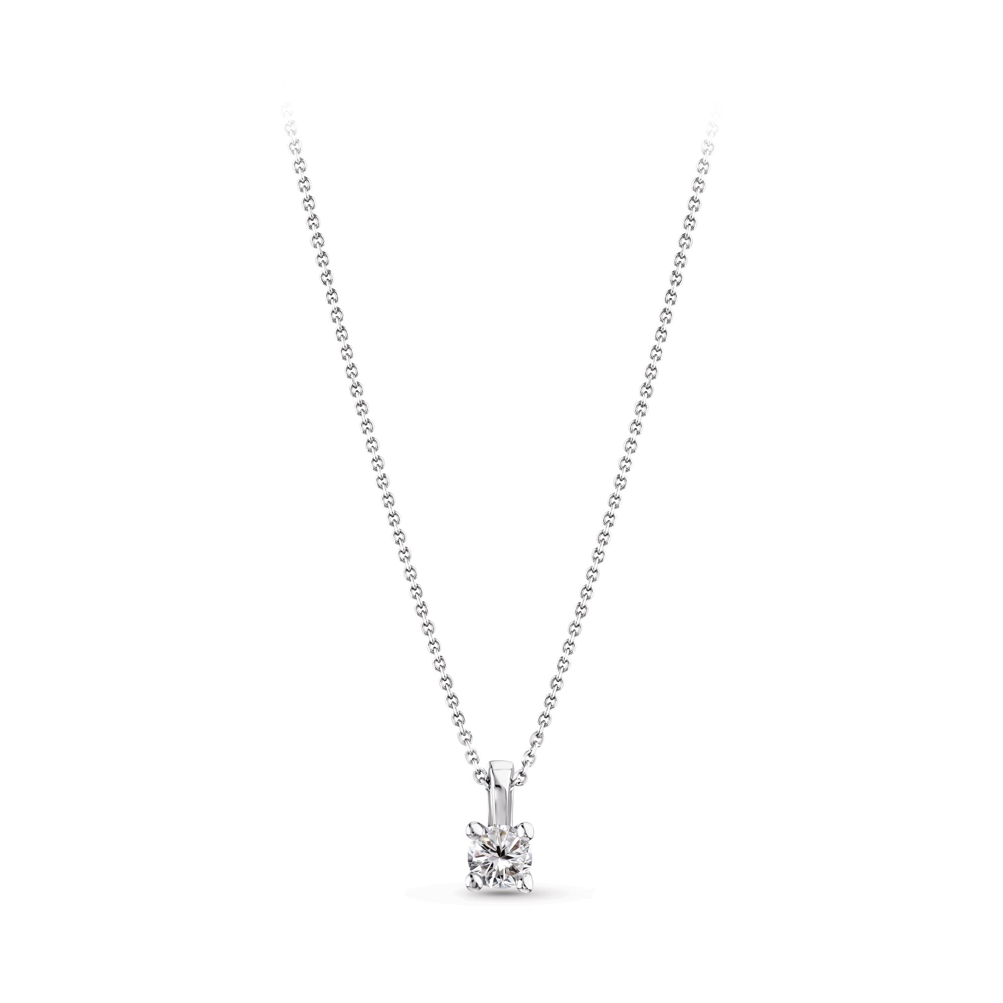Solitaire Diamond Necklace