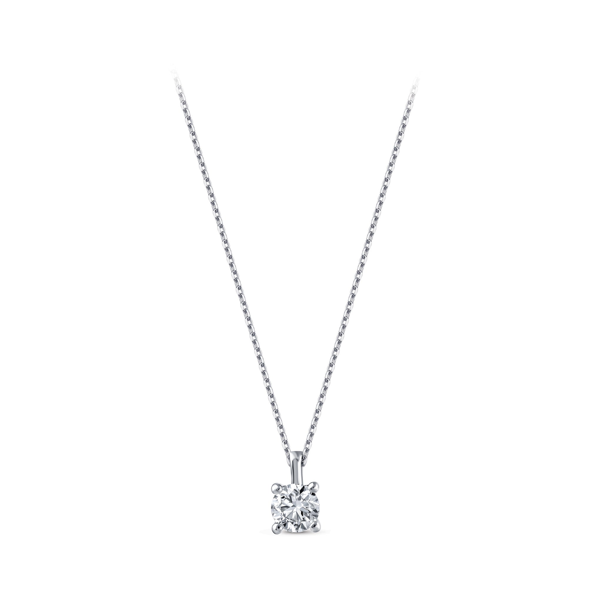 Diamond Solitaire Necklace