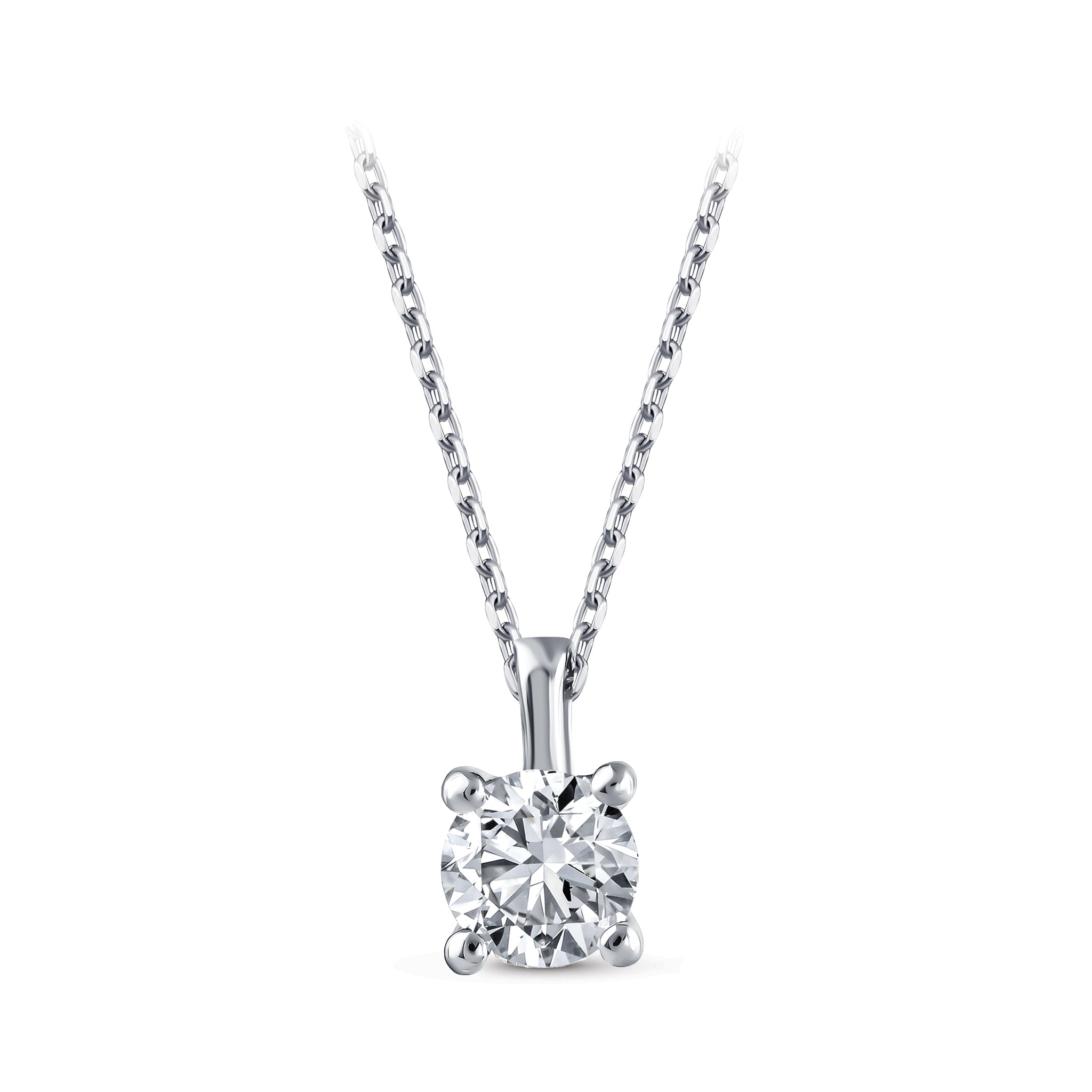 Diamond Solitaire Necklace