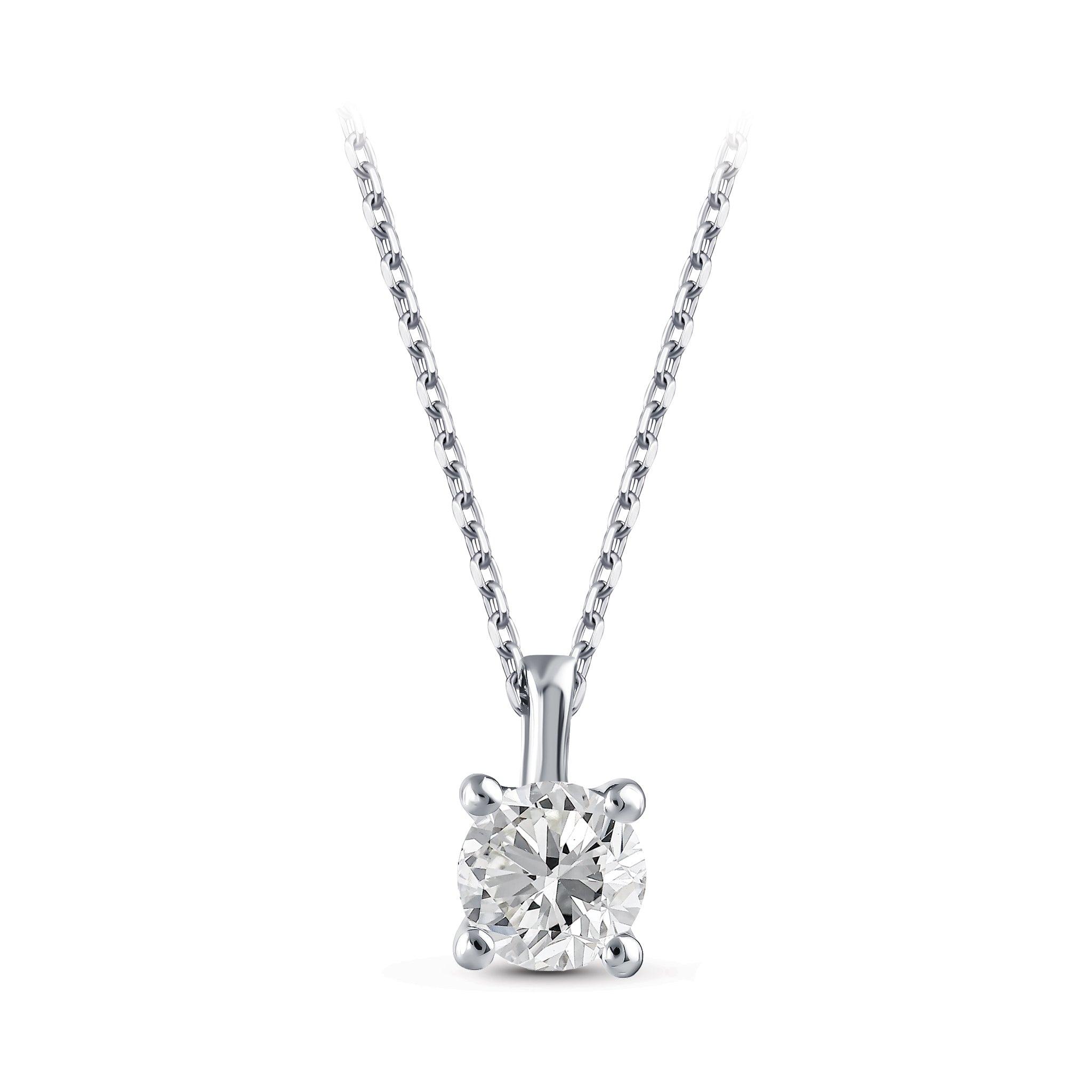 Diamond Solitaire Necklace