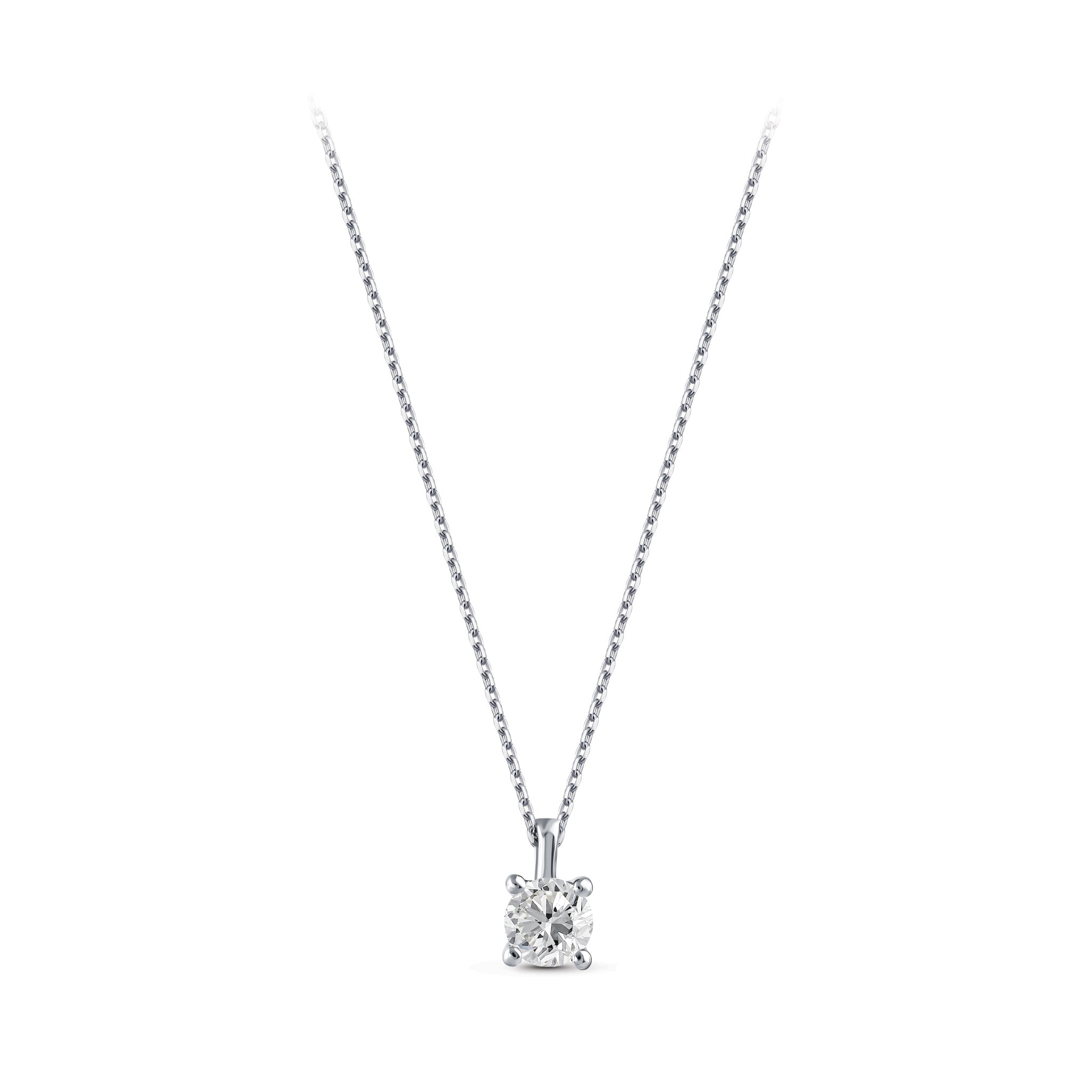 Diamond Solitaire Necklace