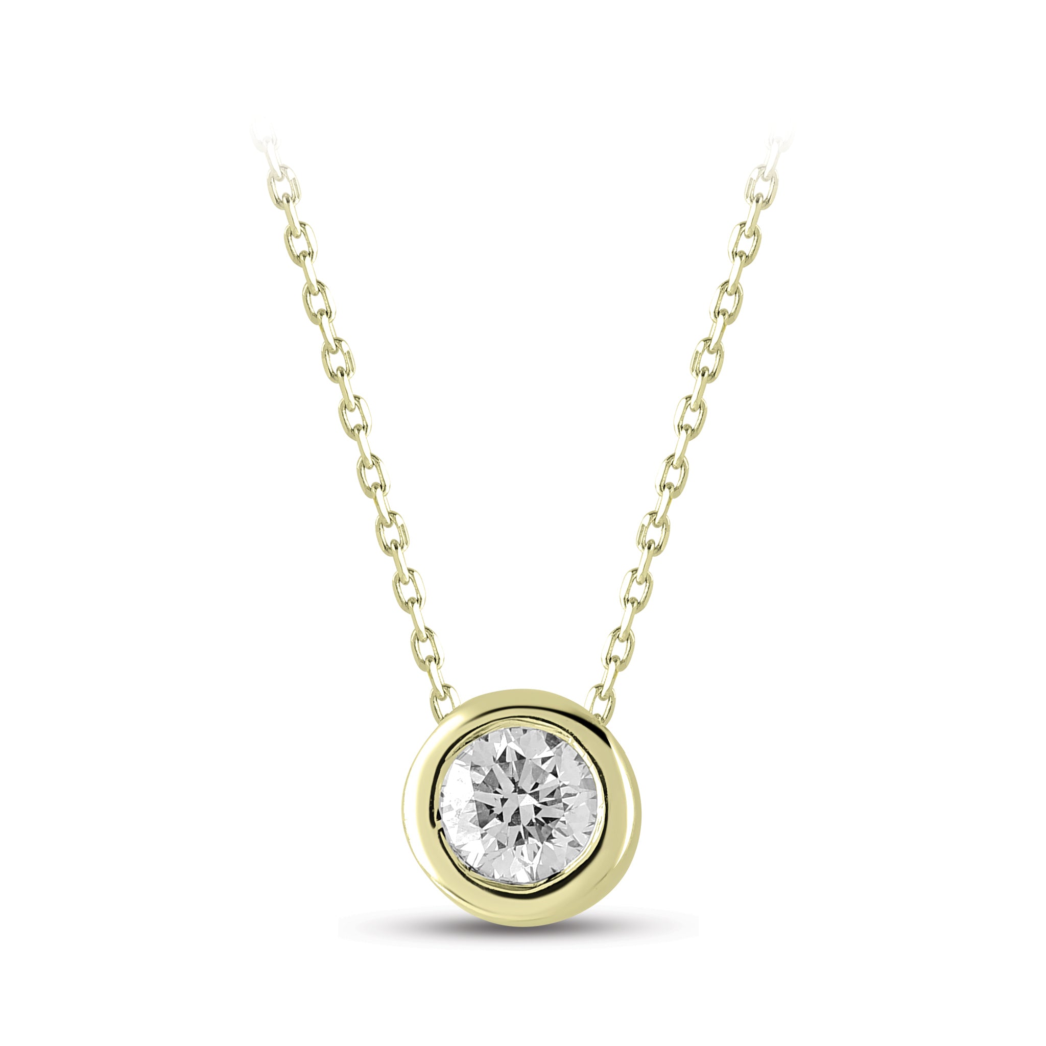 Diamond Solitaire Necklace