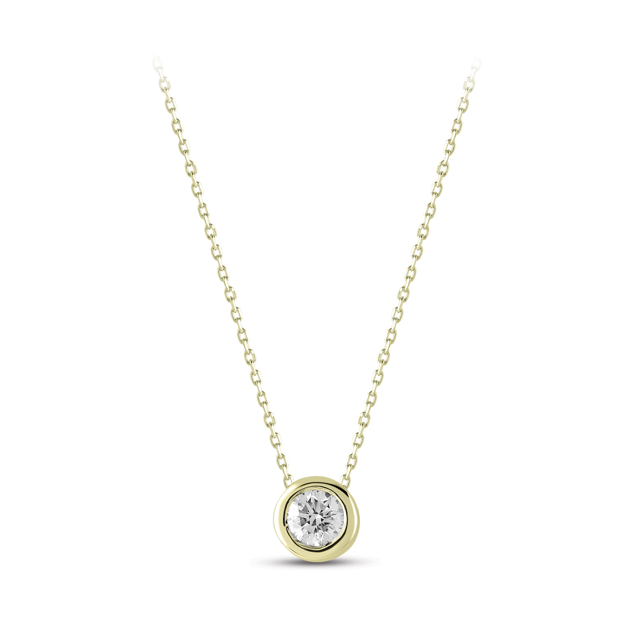 Diamond Solitaire Necklace