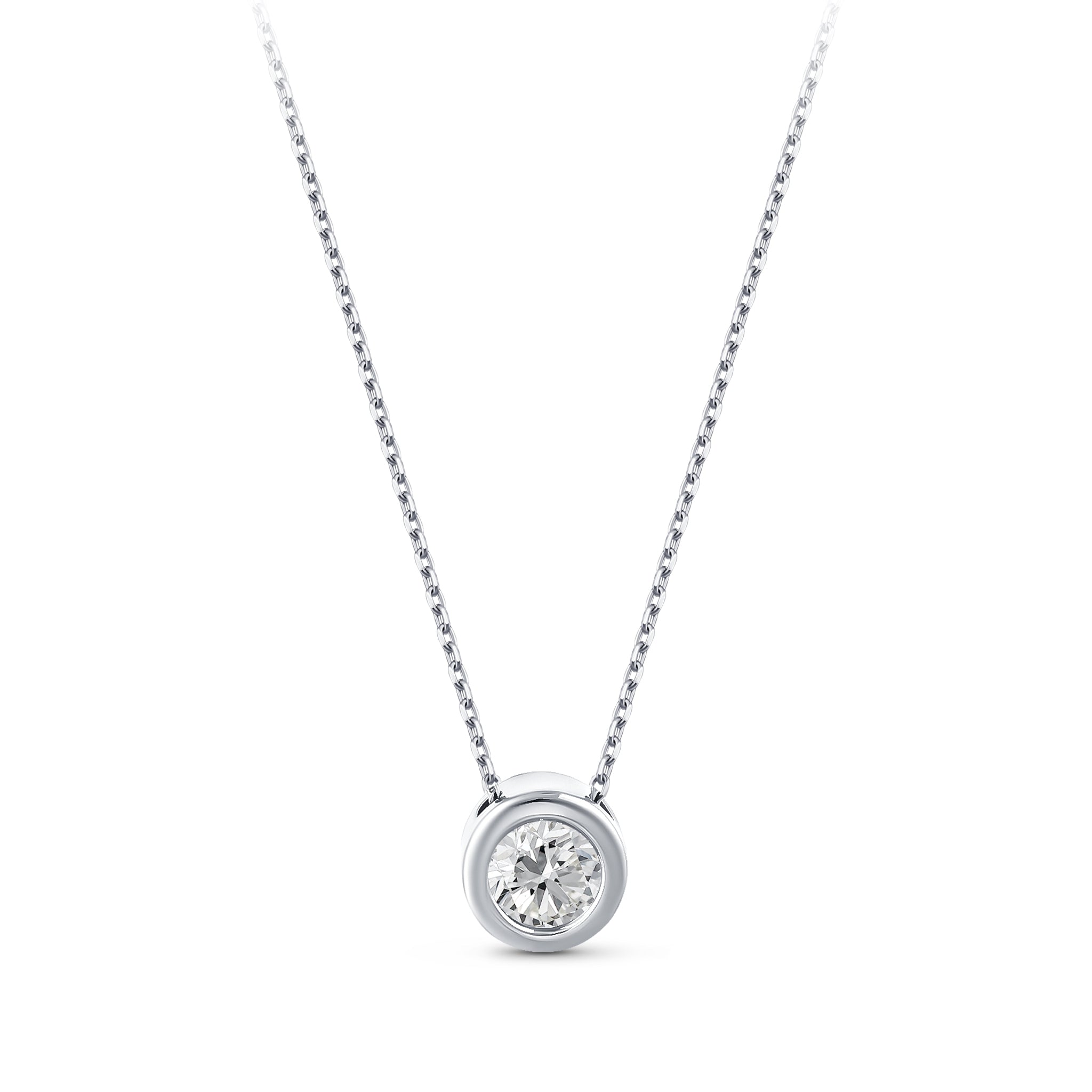 Solitaire Diamond Necklace