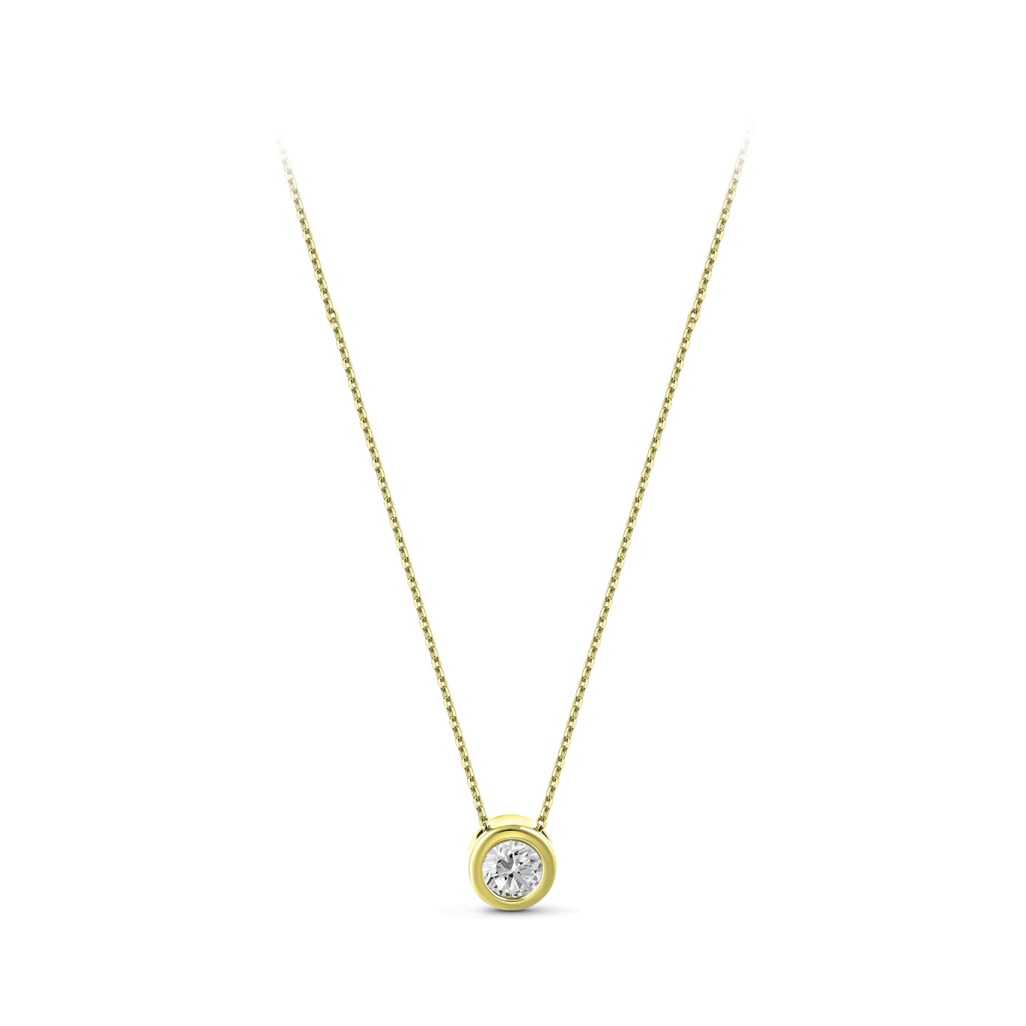 Diamond Solitaire Necklace