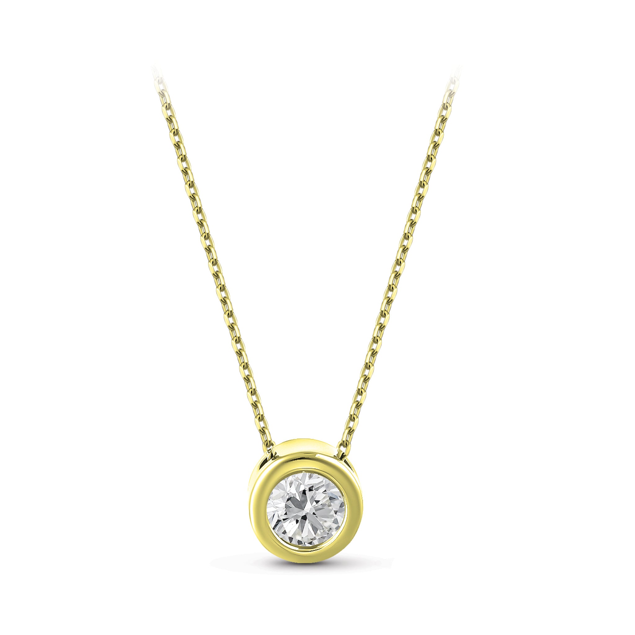 Diamond Solitaire Necklace