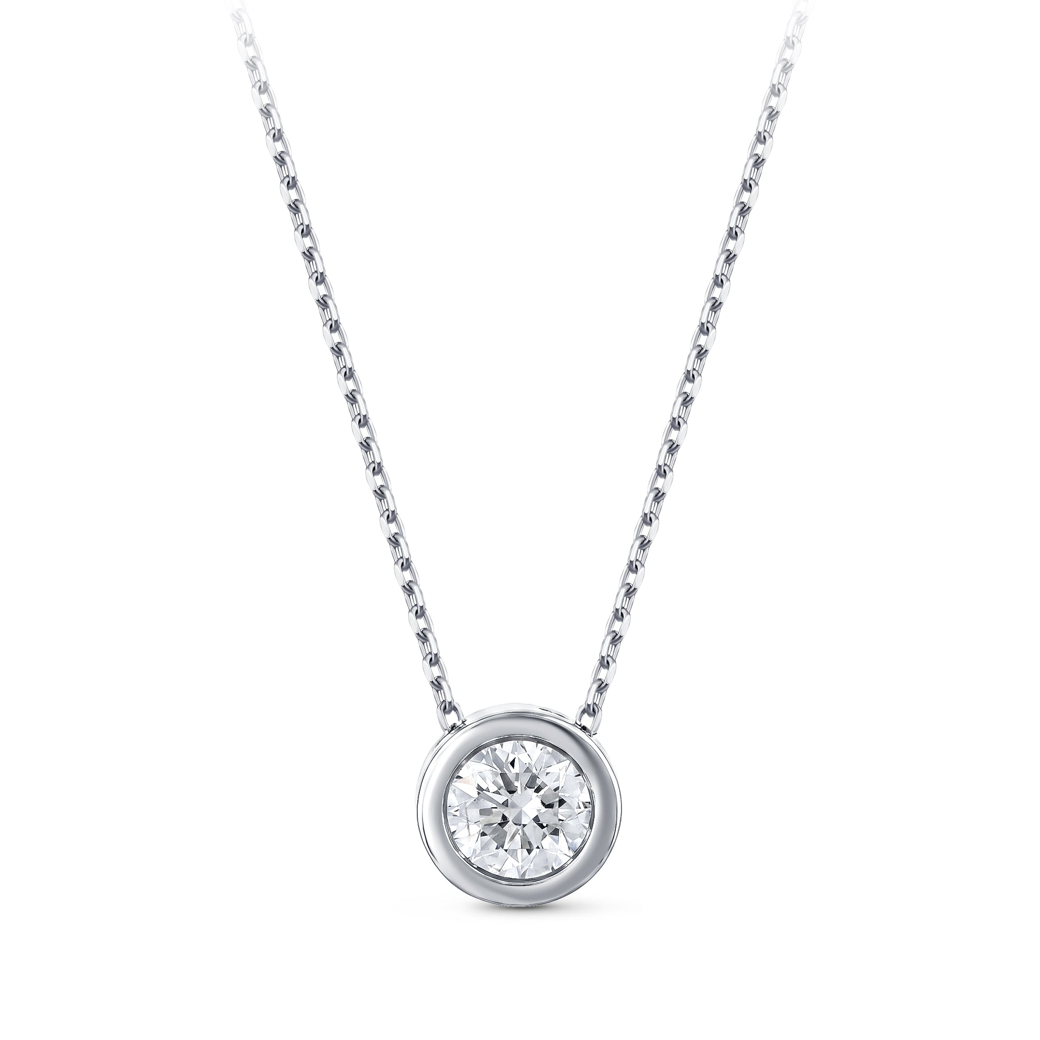 Solitaire Diamond Necklace
