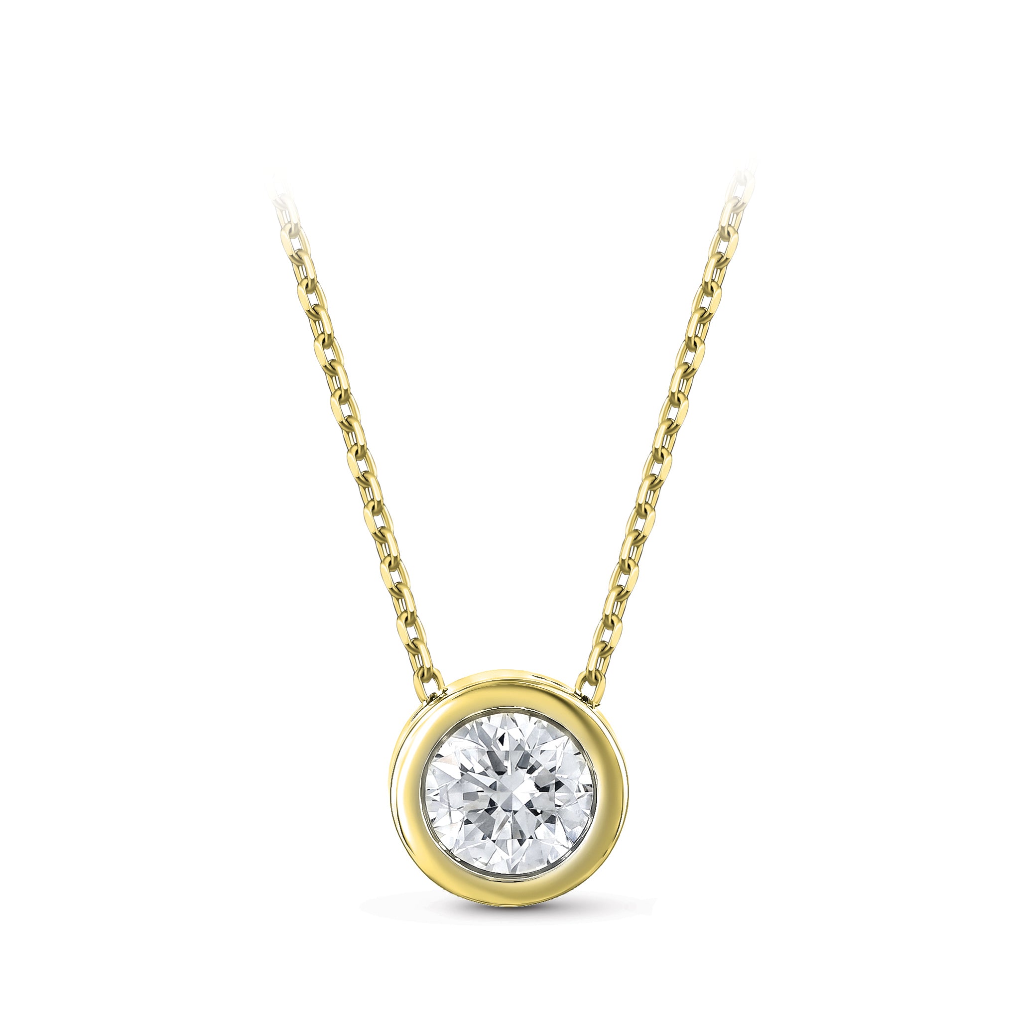Diamond Solitaire Necklace