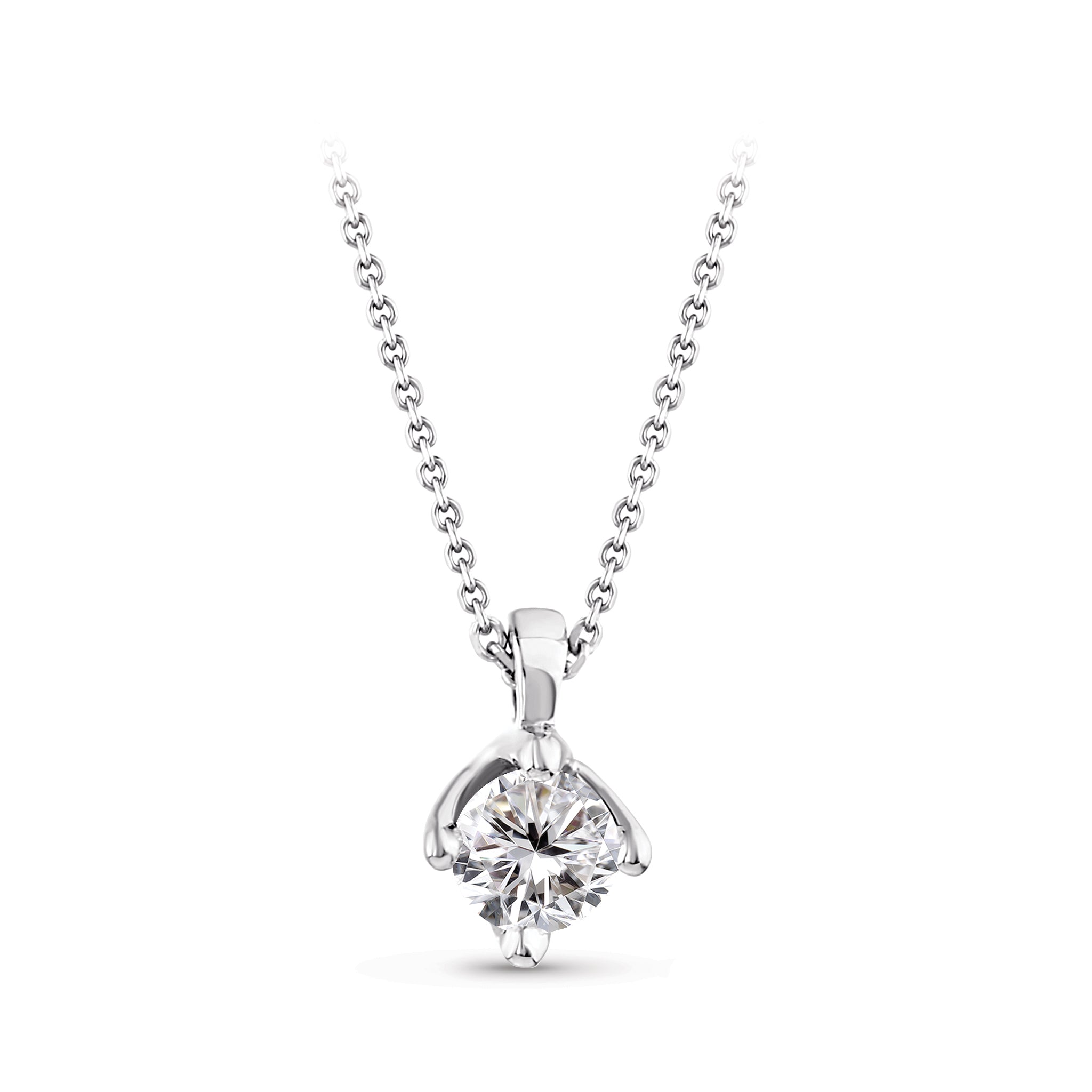 Solitaire Diamond Necklace