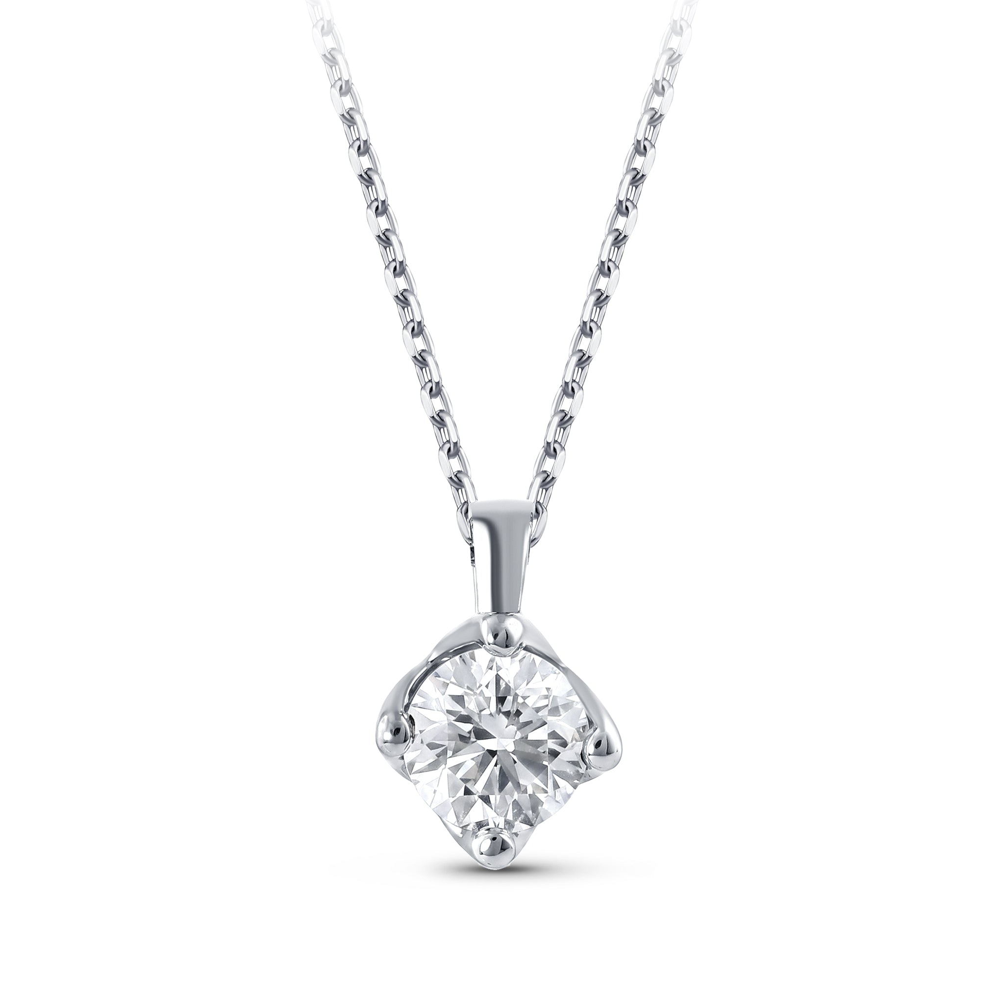 Solitaire Diamond Necklace