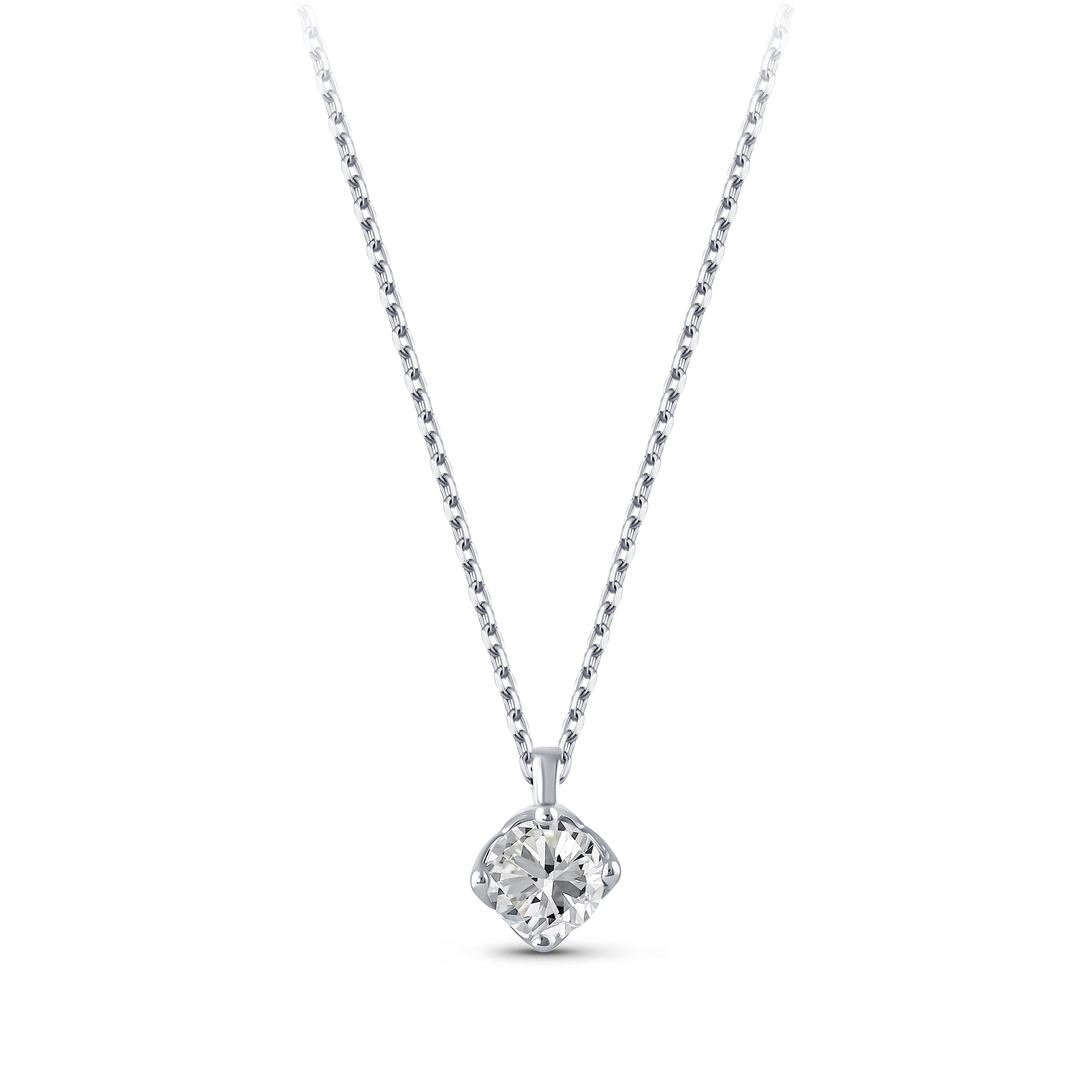 Solitaire Diamond Necklace